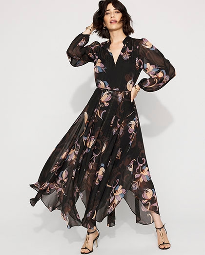 One-Shoulder Matte Jersey Dress | White House Black Market