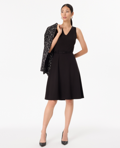 white house black market black dresses Women's 8 Sleeveless Sheath Dress Hitting at the knee White House Black Market Strapless