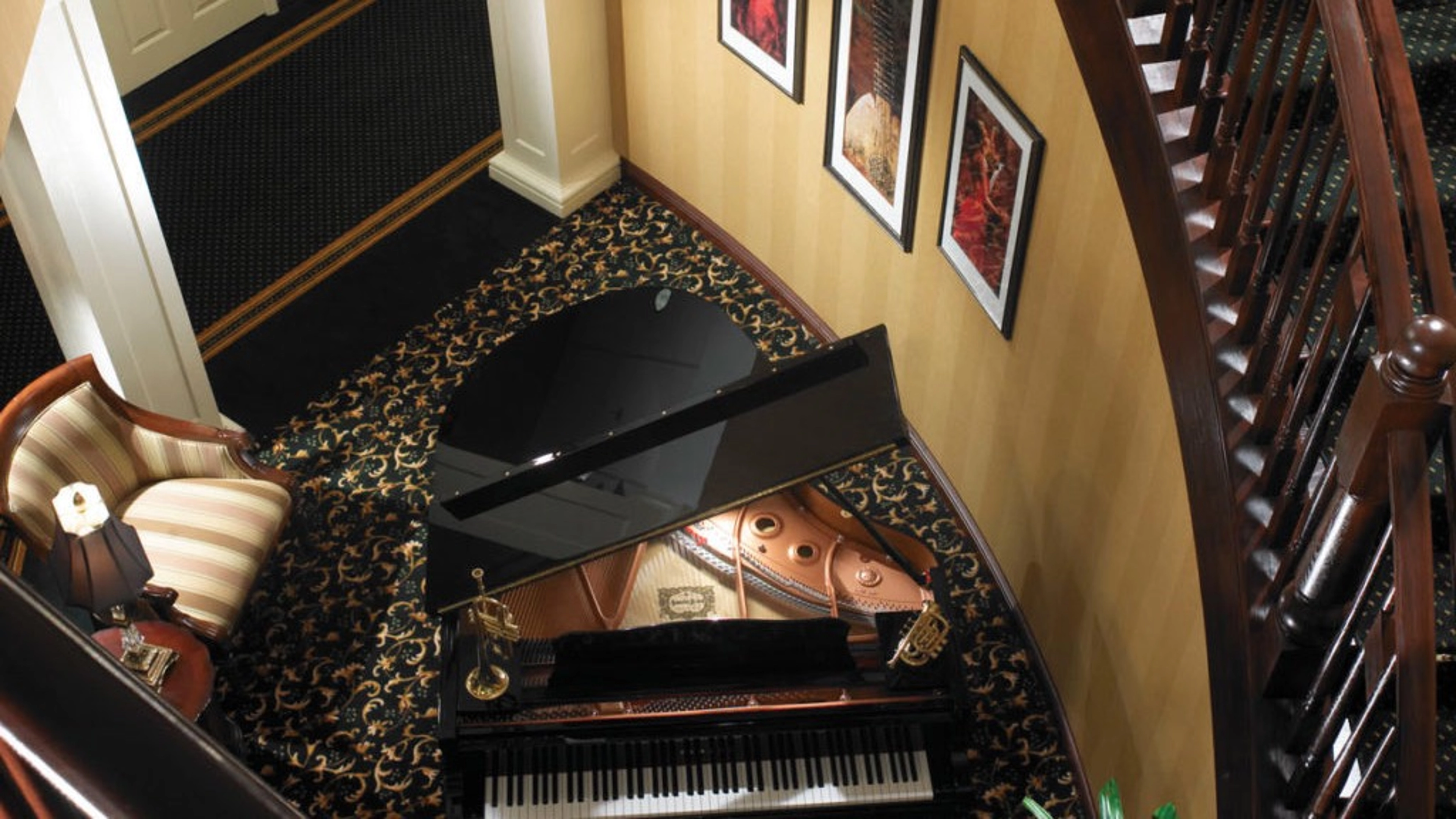 Longwood Staircase Piano