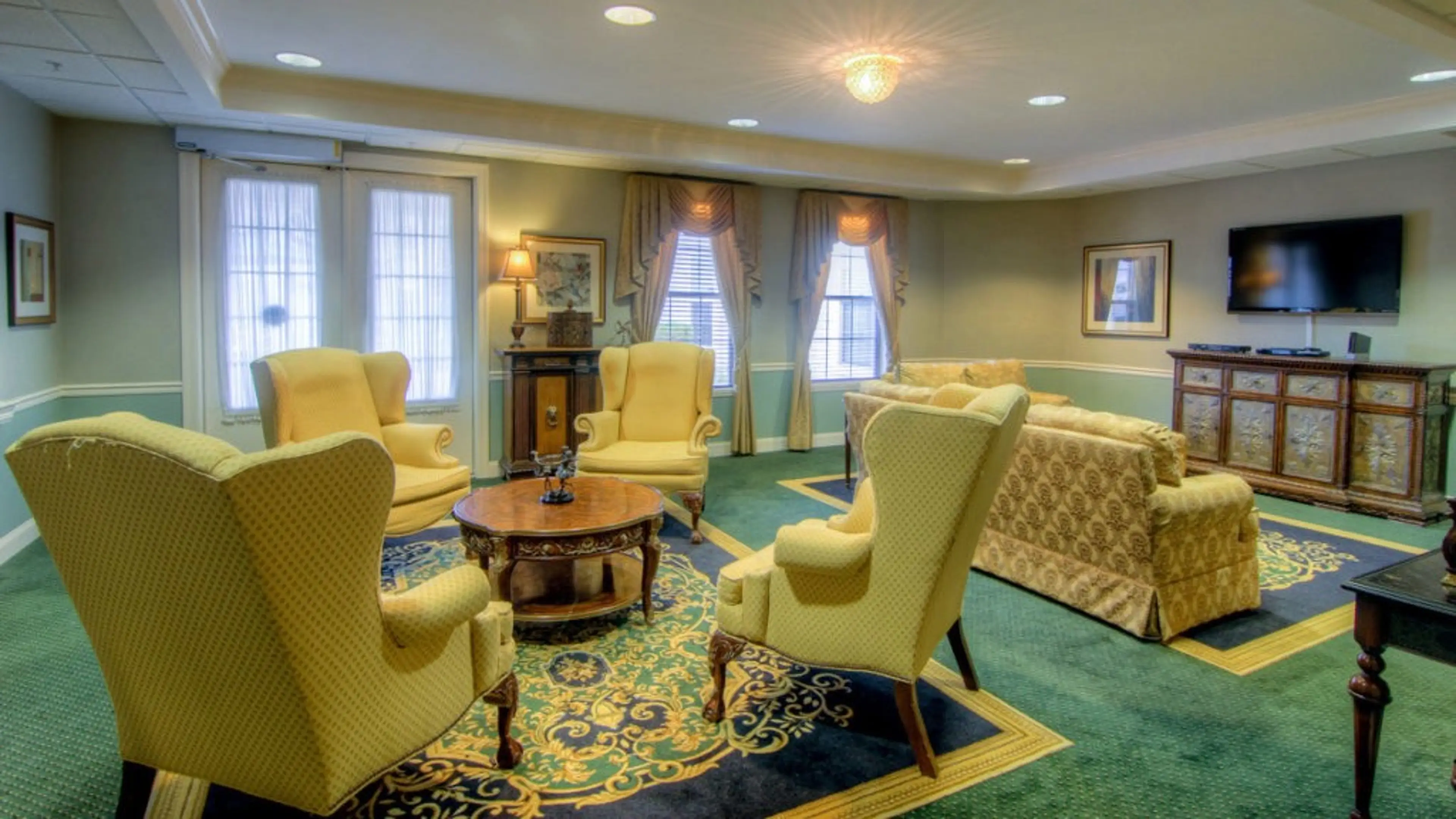 Brandywine Toms River Living Room View Assisted Living