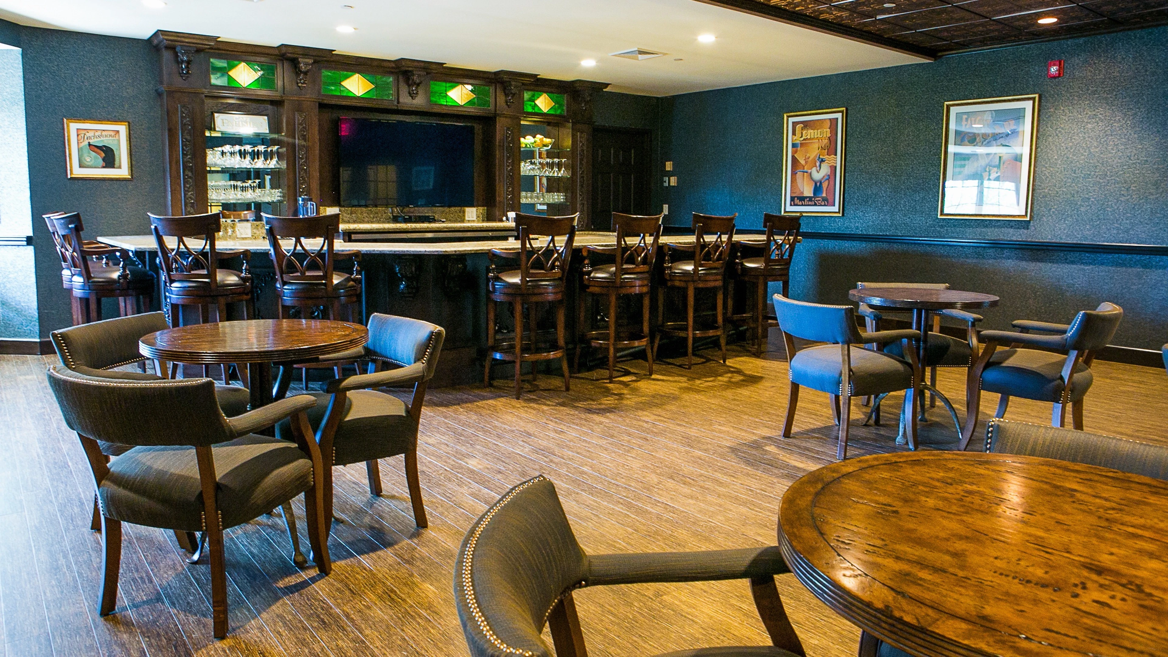 Litchfield bar tables in Pub