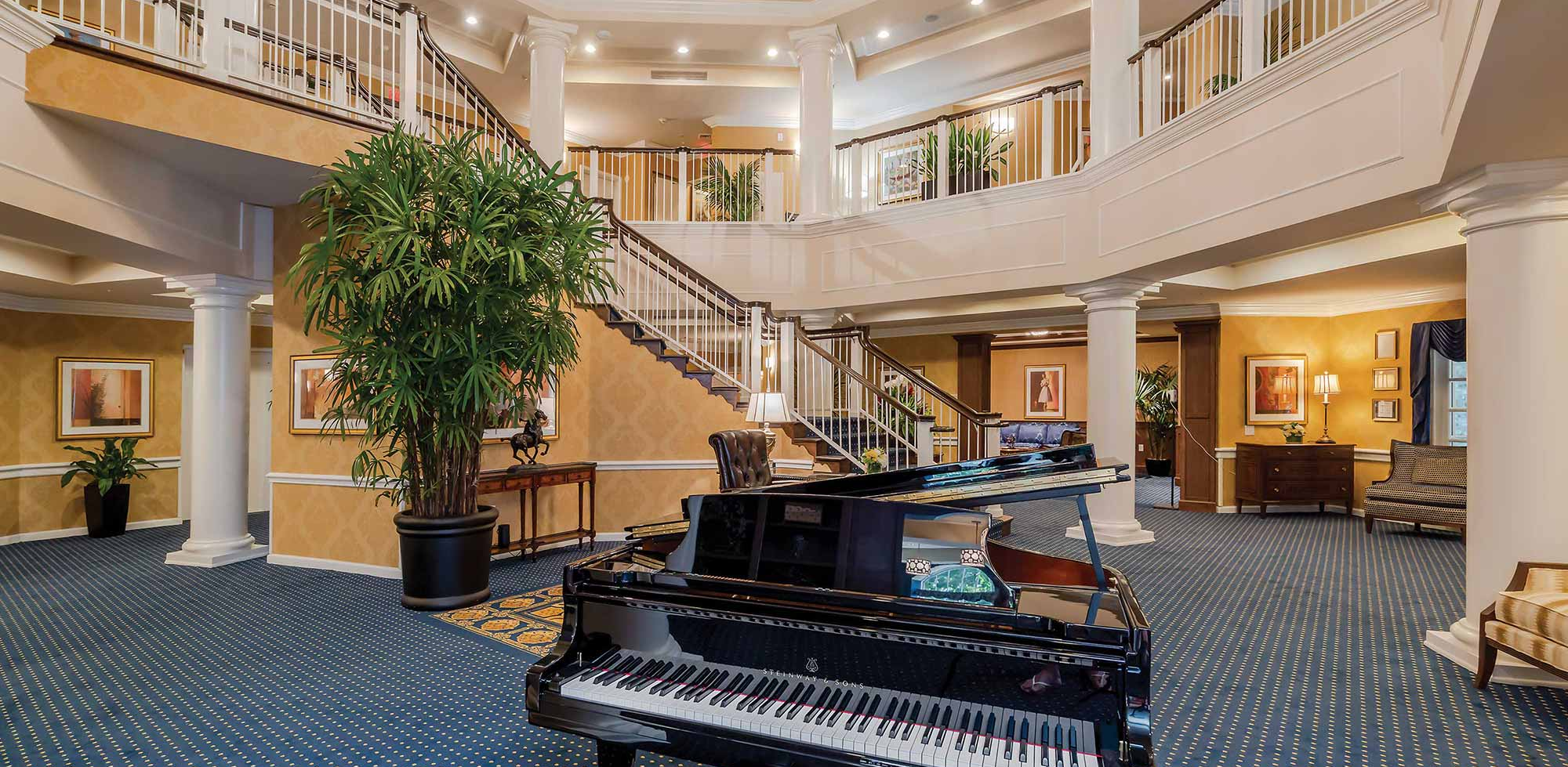 Serenade Princeton piano lobby