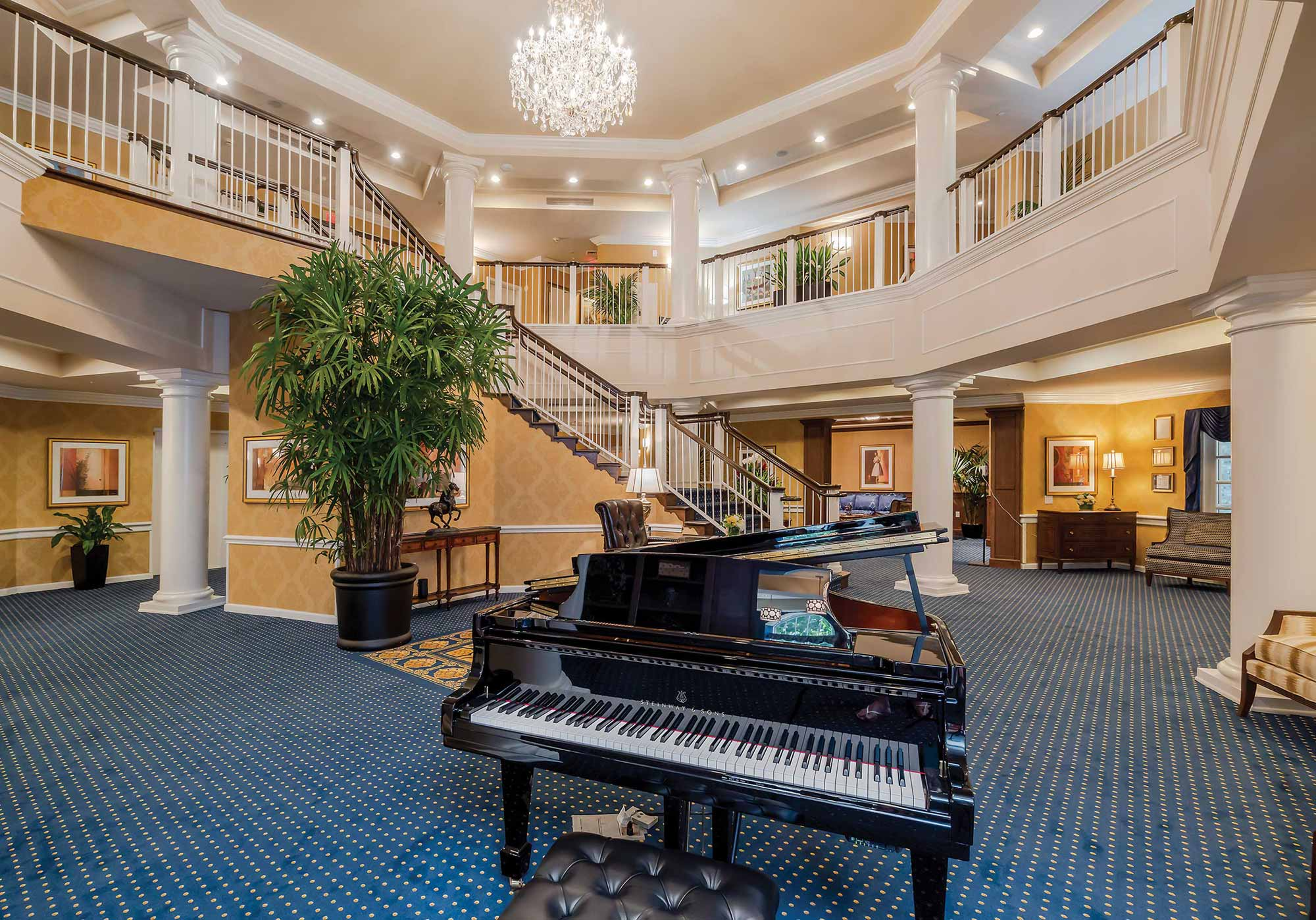 Serenade Princeton piano lobby