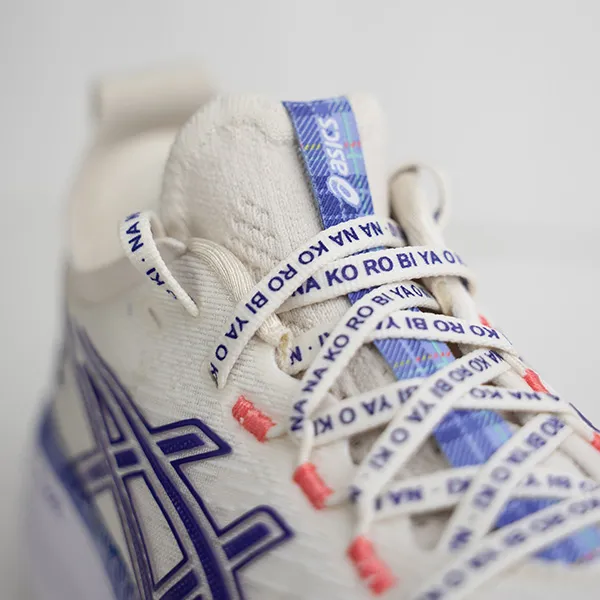 Close up on laces 