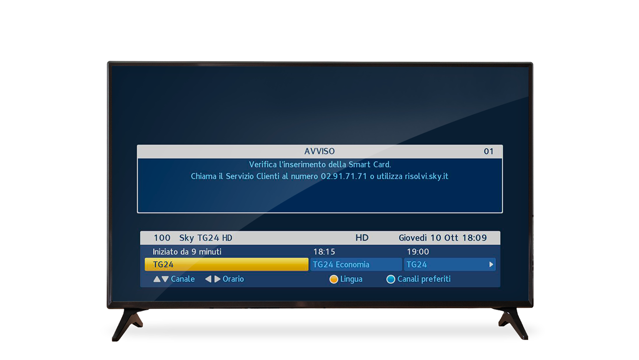 Decoder Sky assistenza clienti Sky