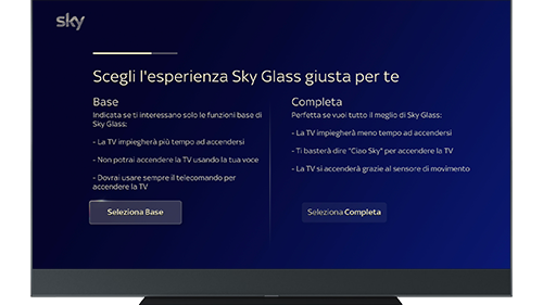 Sky Glass - stepper 8 - esperienza