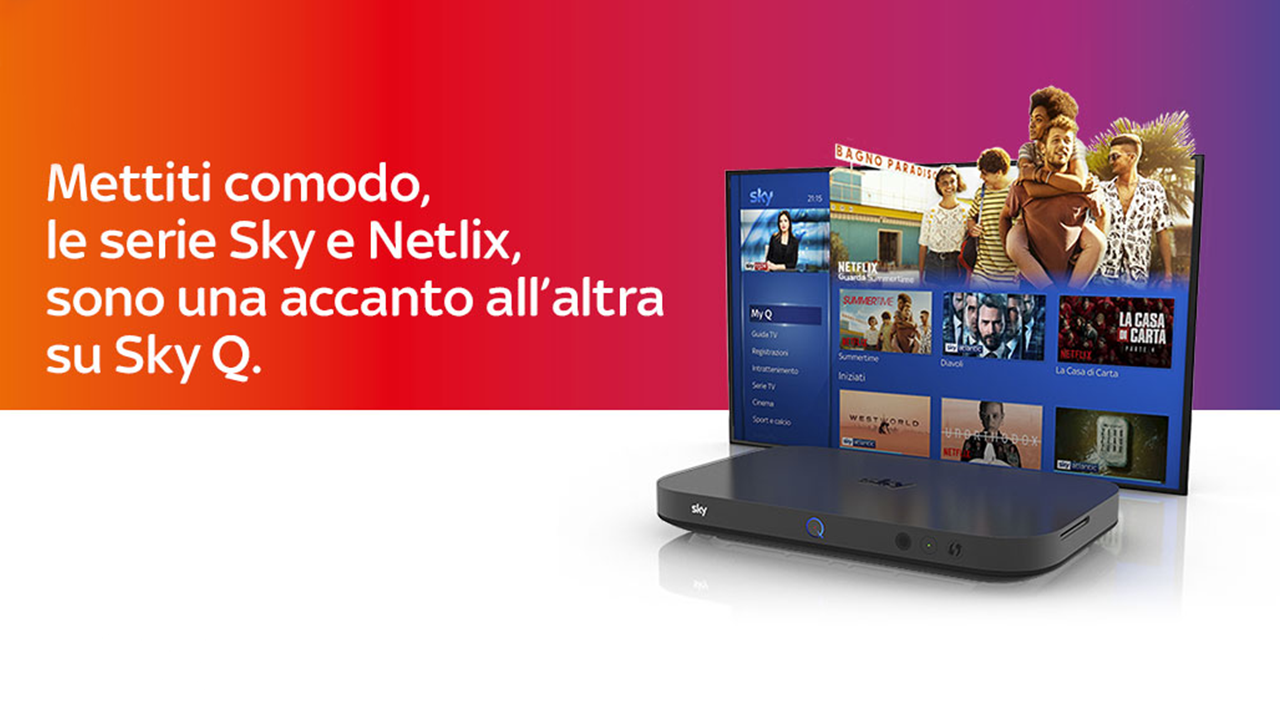 Netflix attivazione con account Sky