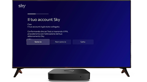 Sky Stream - stepper 4 - account Sky