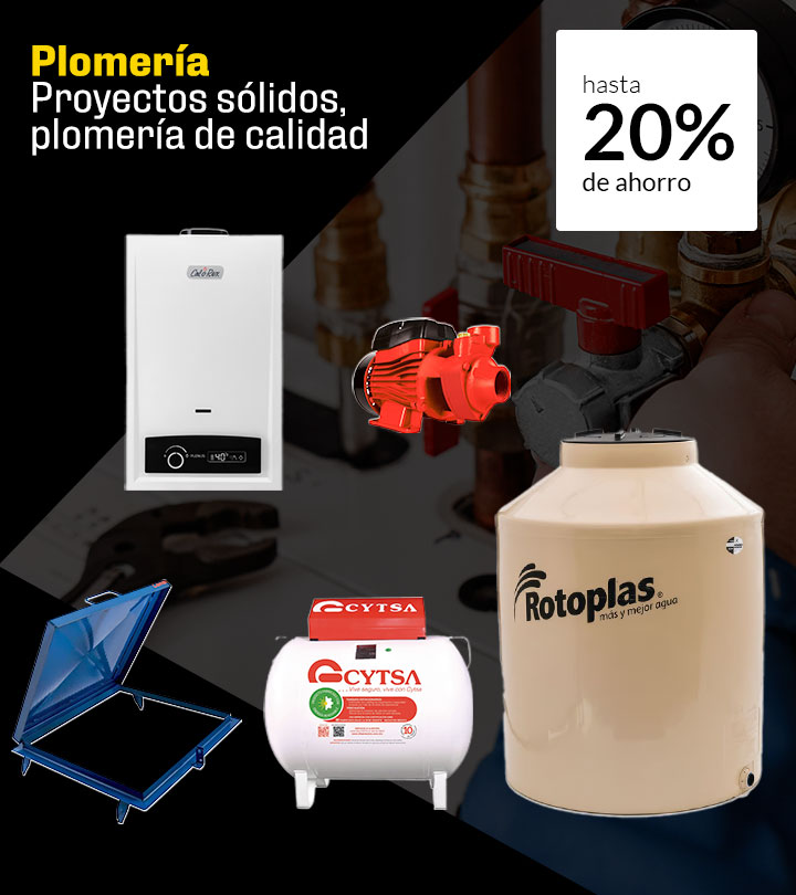 Plomera Proyectos slidos, plomera de calidad Hasta 20% de Ahorro