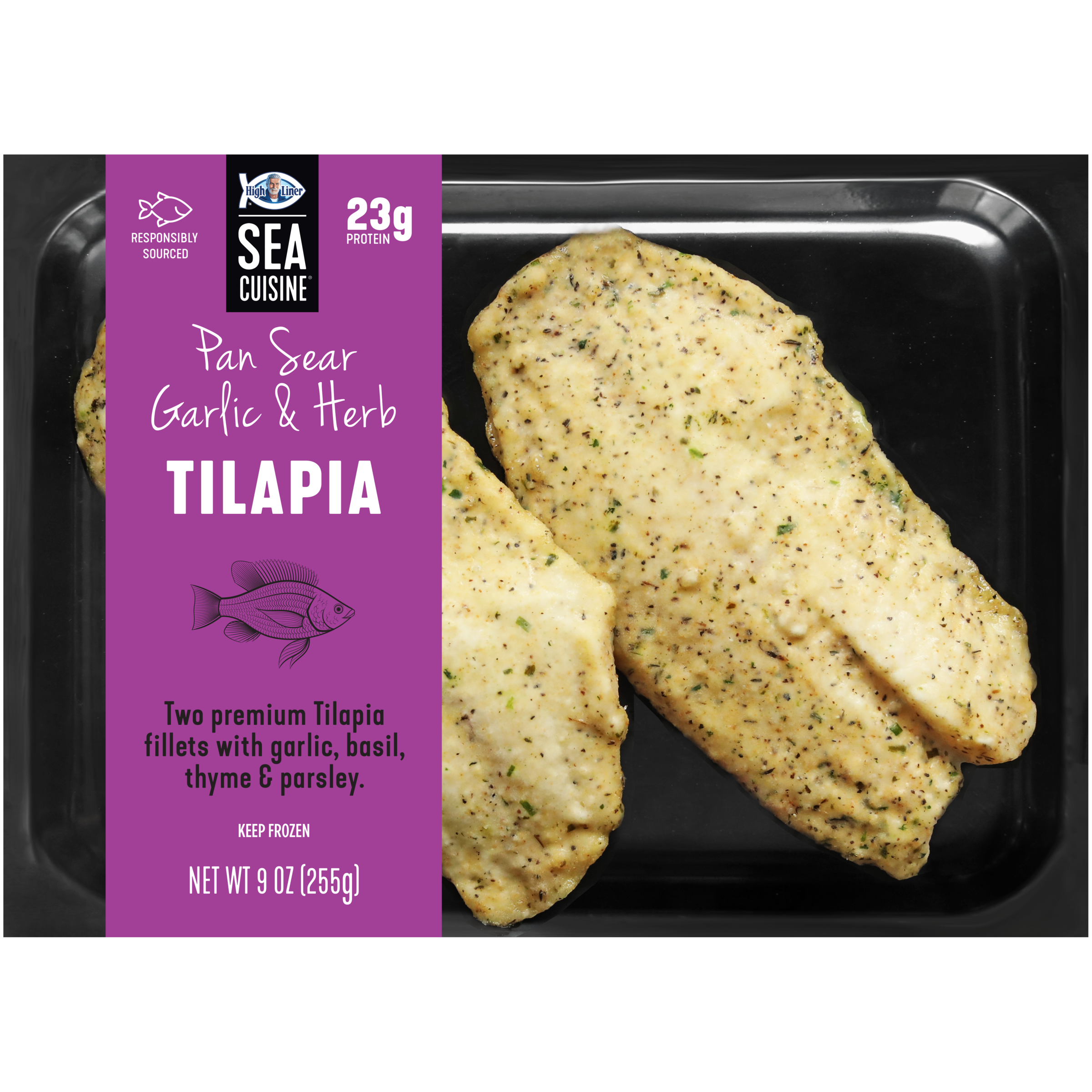 Pan Sear Garlic & Herb Tilapia