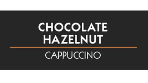 Chocolate hazelnut cappuccino