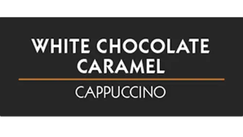 White chocolate caramel cappuccino