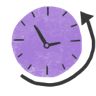 Clock icon.