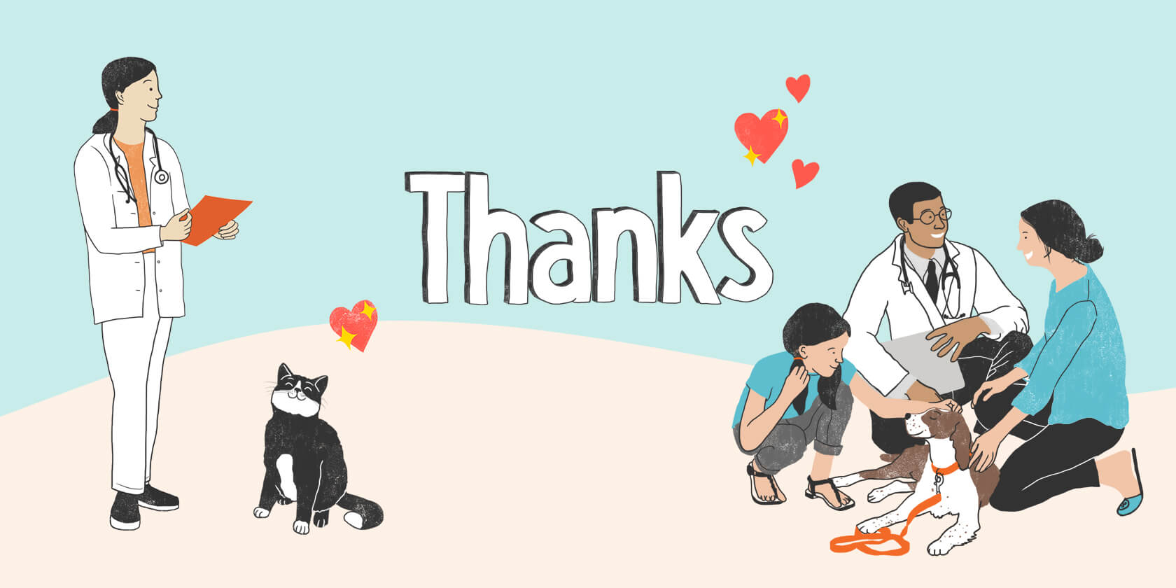 Saying thanks to your veterinarian