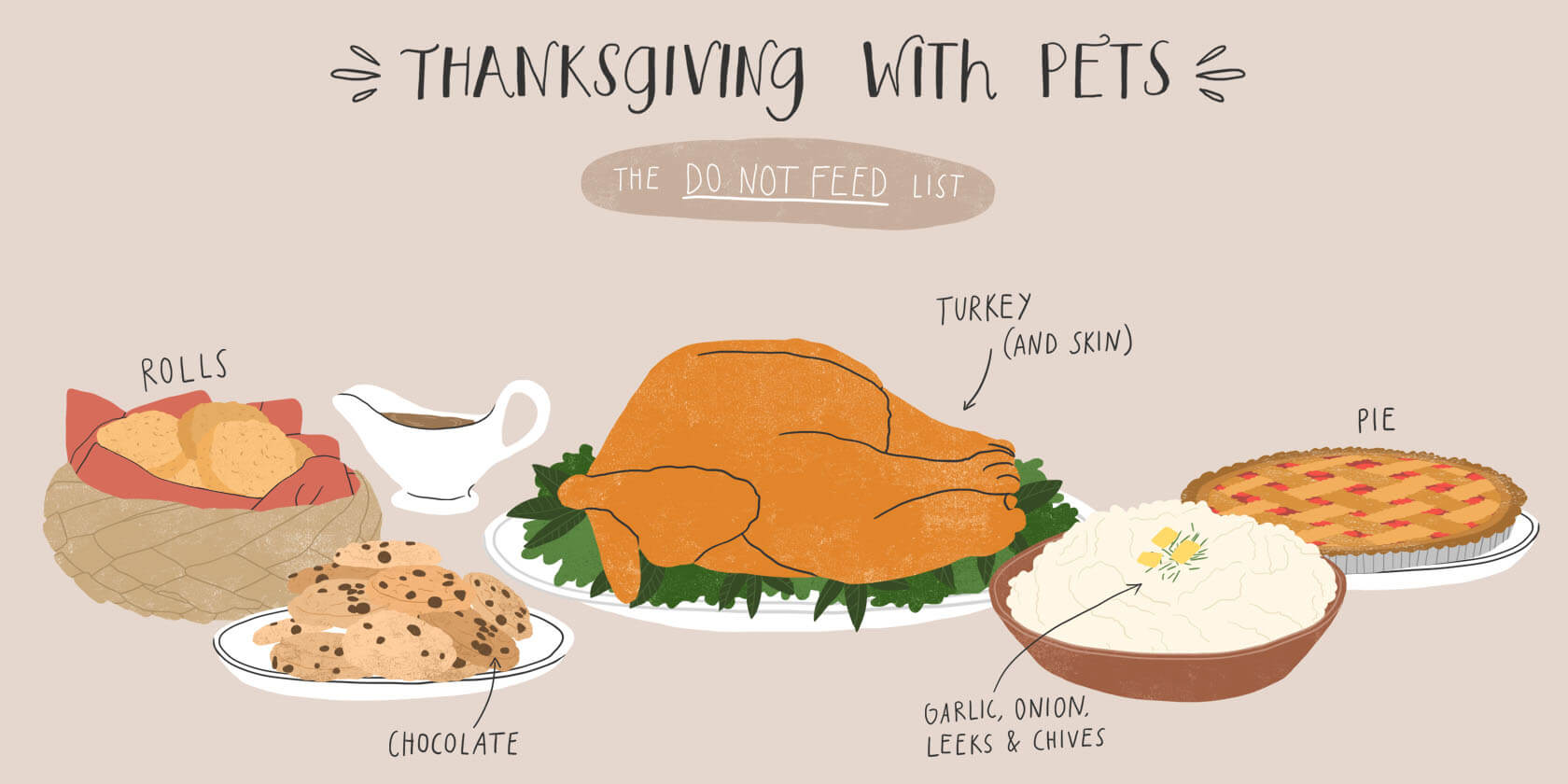 Thanksgiving with pets.