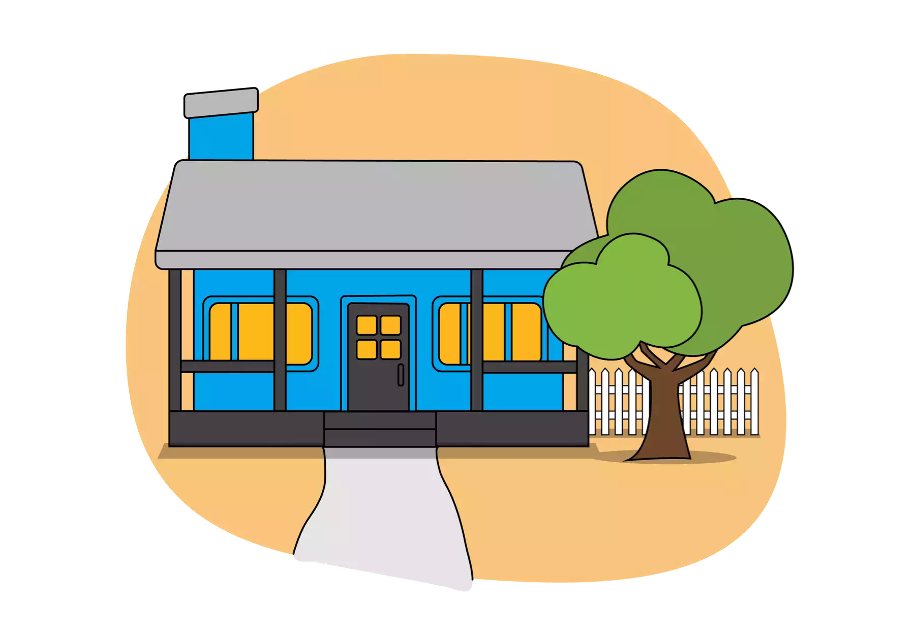 Illustration of house.