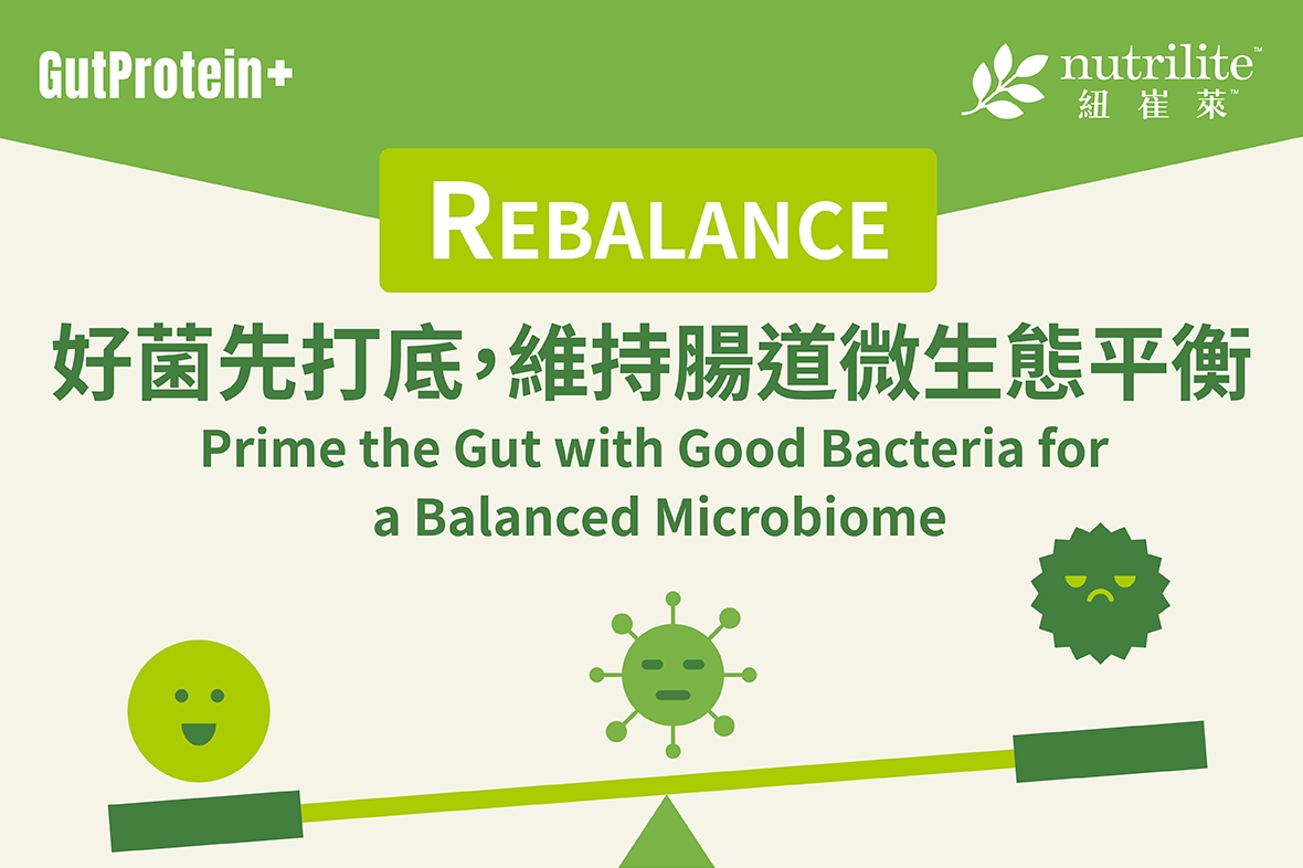 【GutProtein+】Prime the Gut with Good Bacteria for a Balanced Microbiome