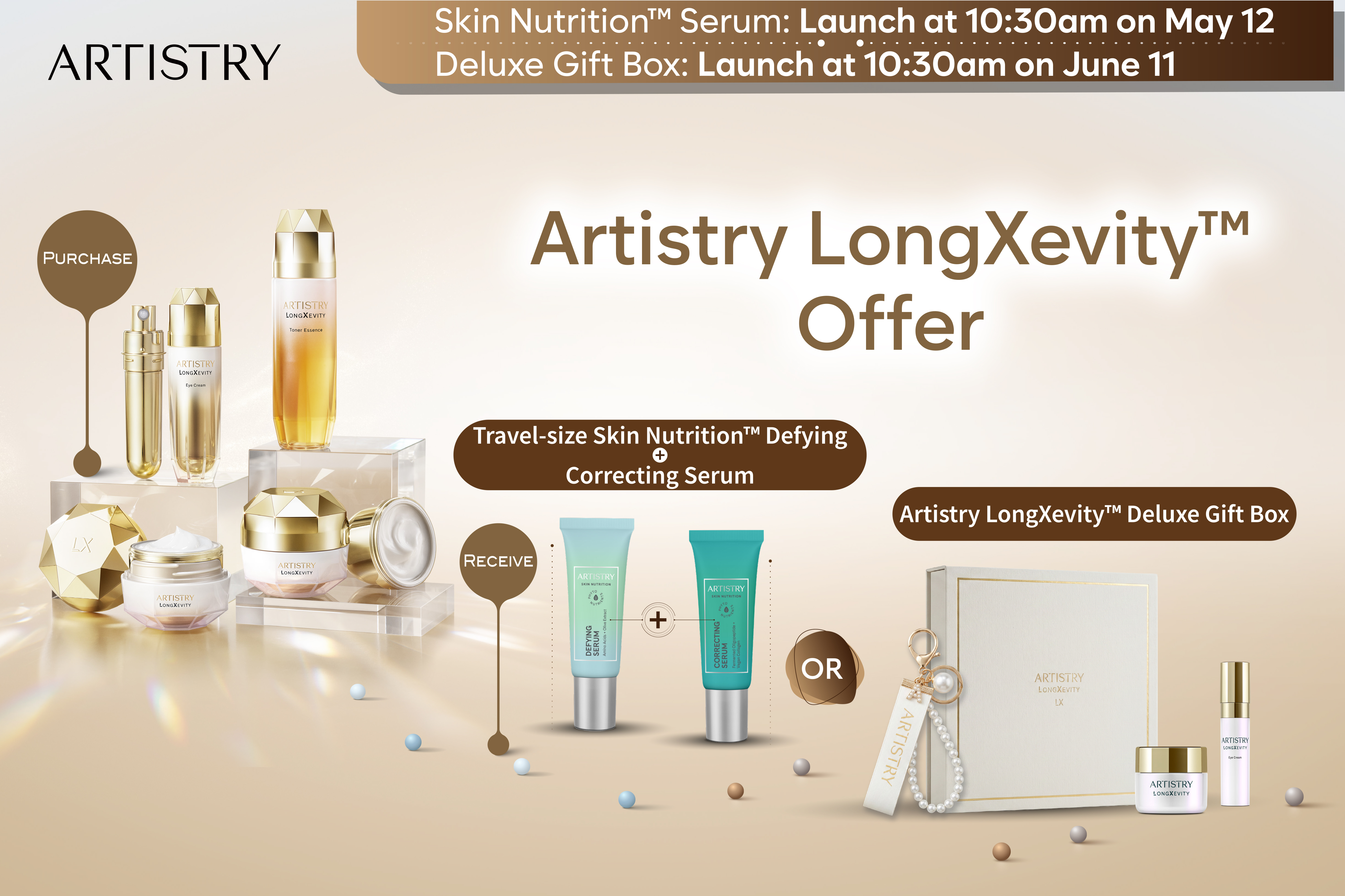 【Artistry LongXevity™ Offer】Skin Nutrition™ Serum Launched｜🎁Deluxe Gift Box Available at 10:30am on June 11