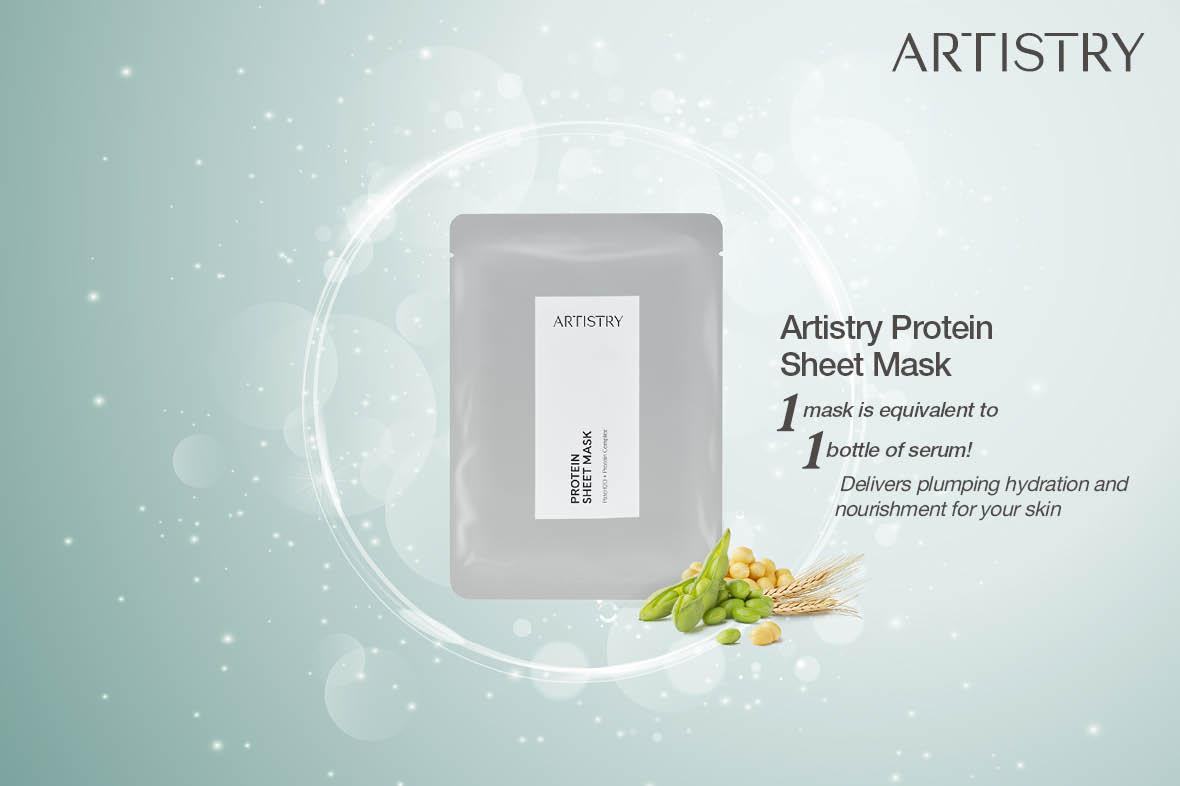 Artistry Protein Sheet Mask - 1 Mask is equivalent to 1 bottle of serum!