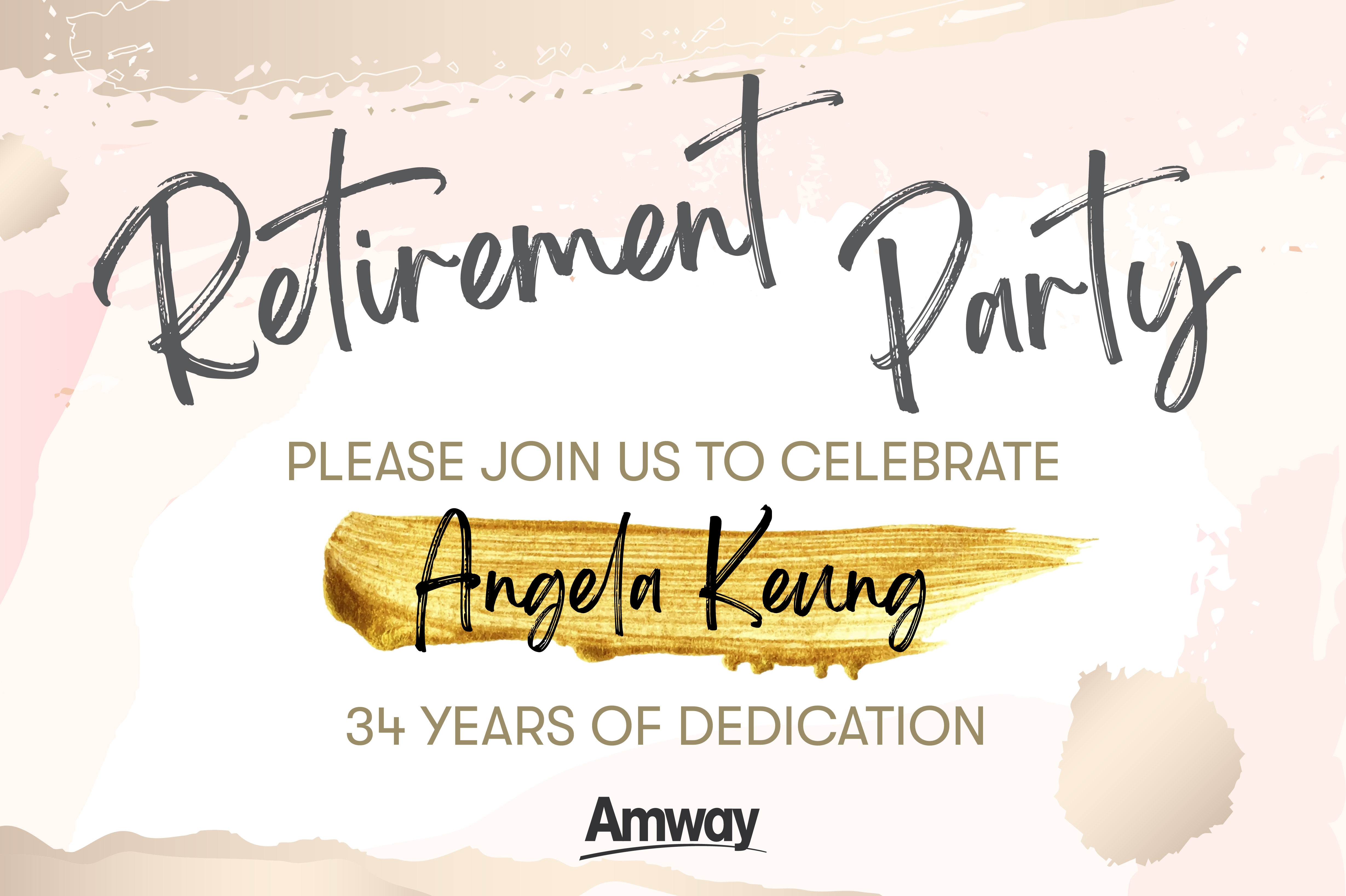 Vice President of Amway Hong Kong - Mrs. Angela Keung’s Retirement Party