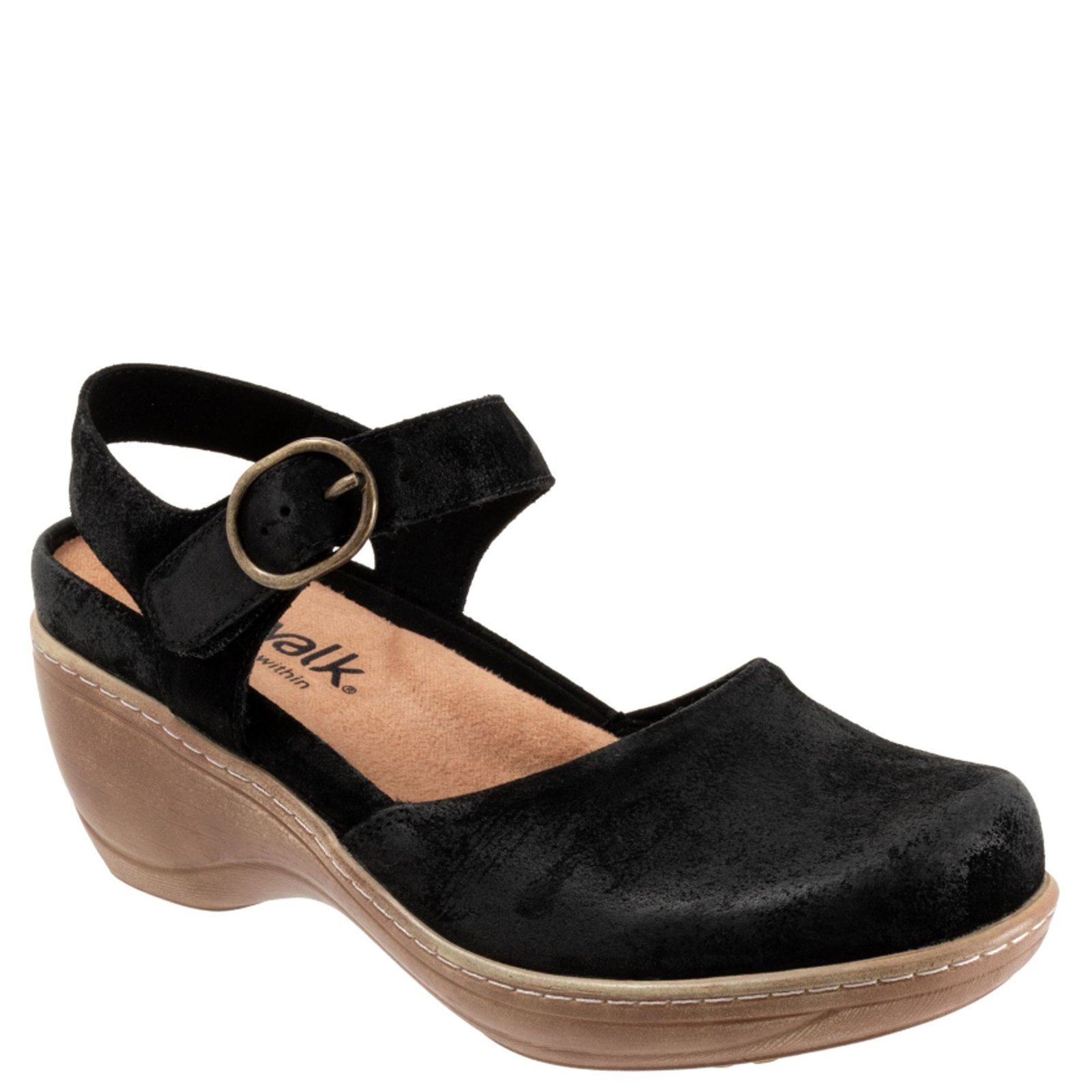 Softwalk Mabelle Women's Black Sandal 6.5