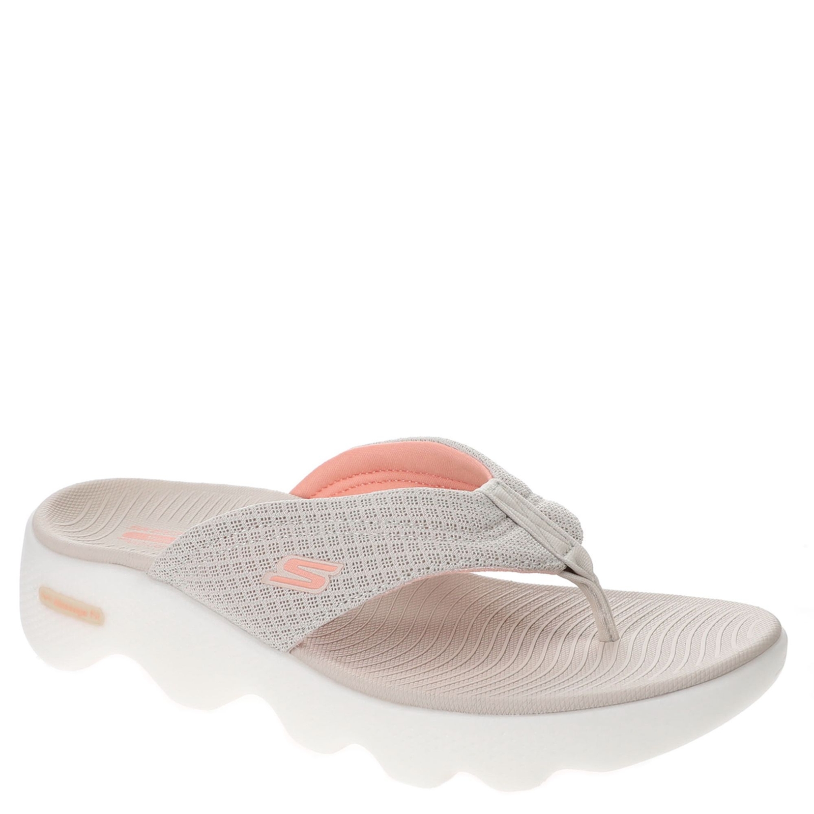 Skechers On The Go Go Walk Massage Fit-Dawn Women's Tan Sandal 8 M