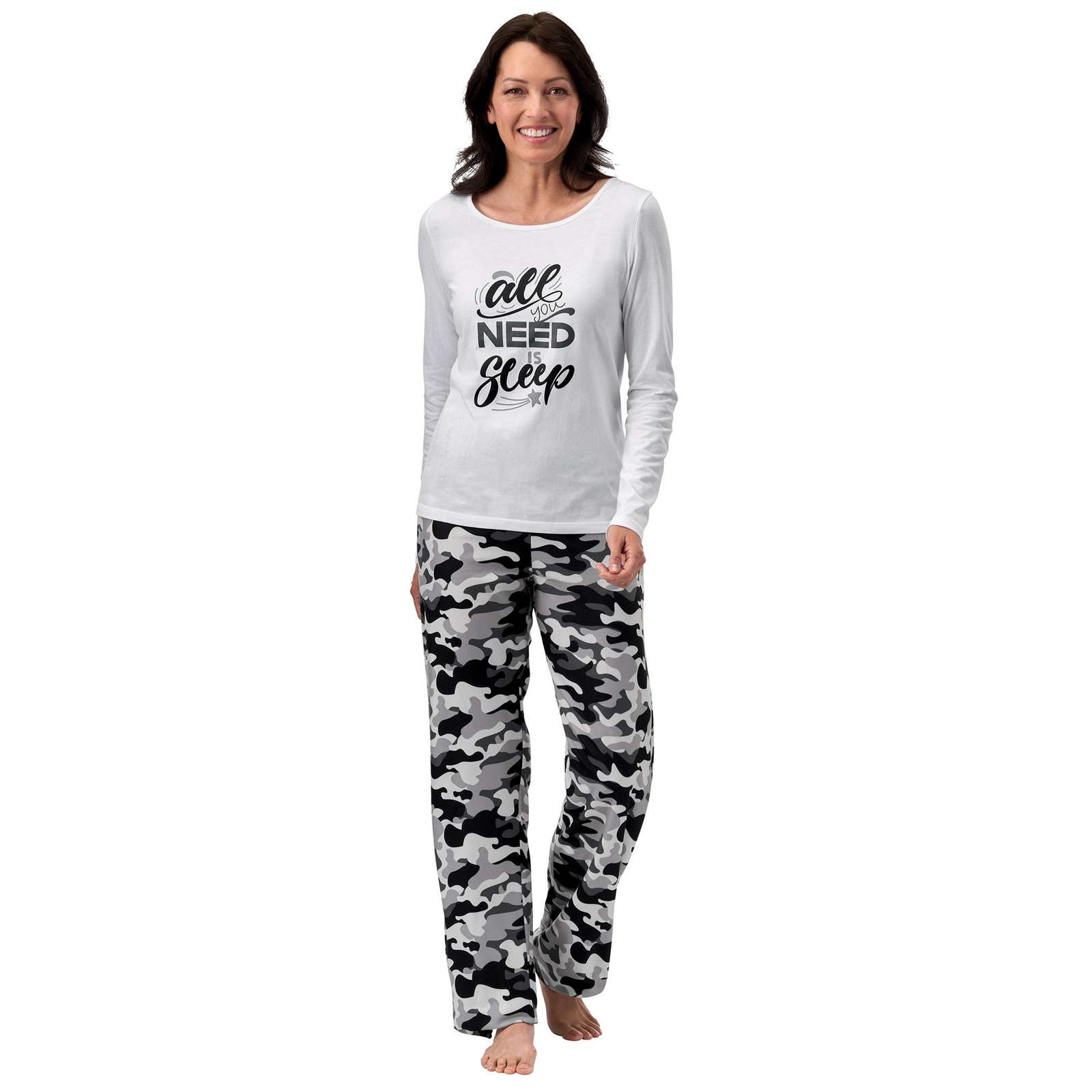 Mason Signature Women's Pajama Set Multi Sleepwear 4X