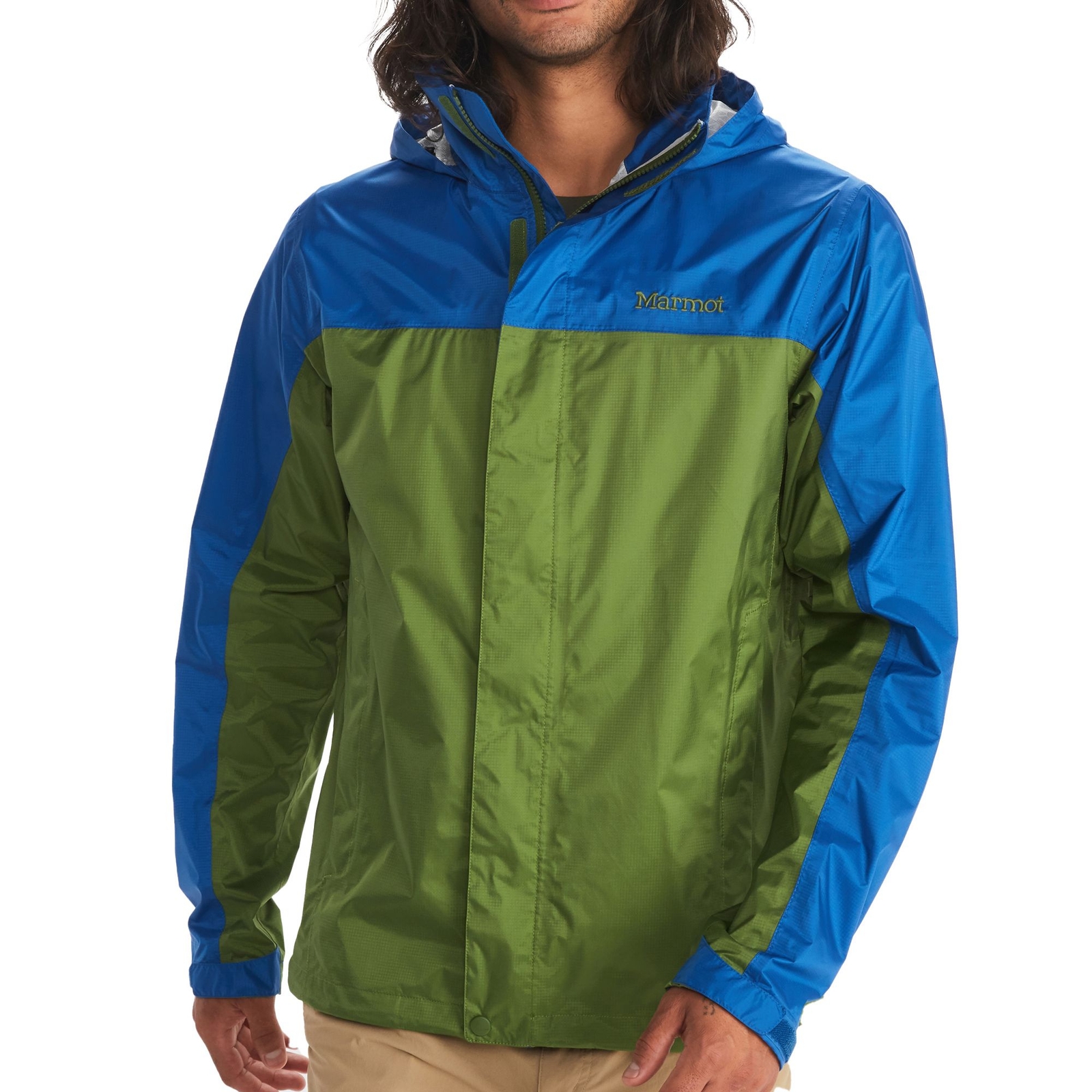Marmot Men's PreCip Eco Jacket Green Coats L