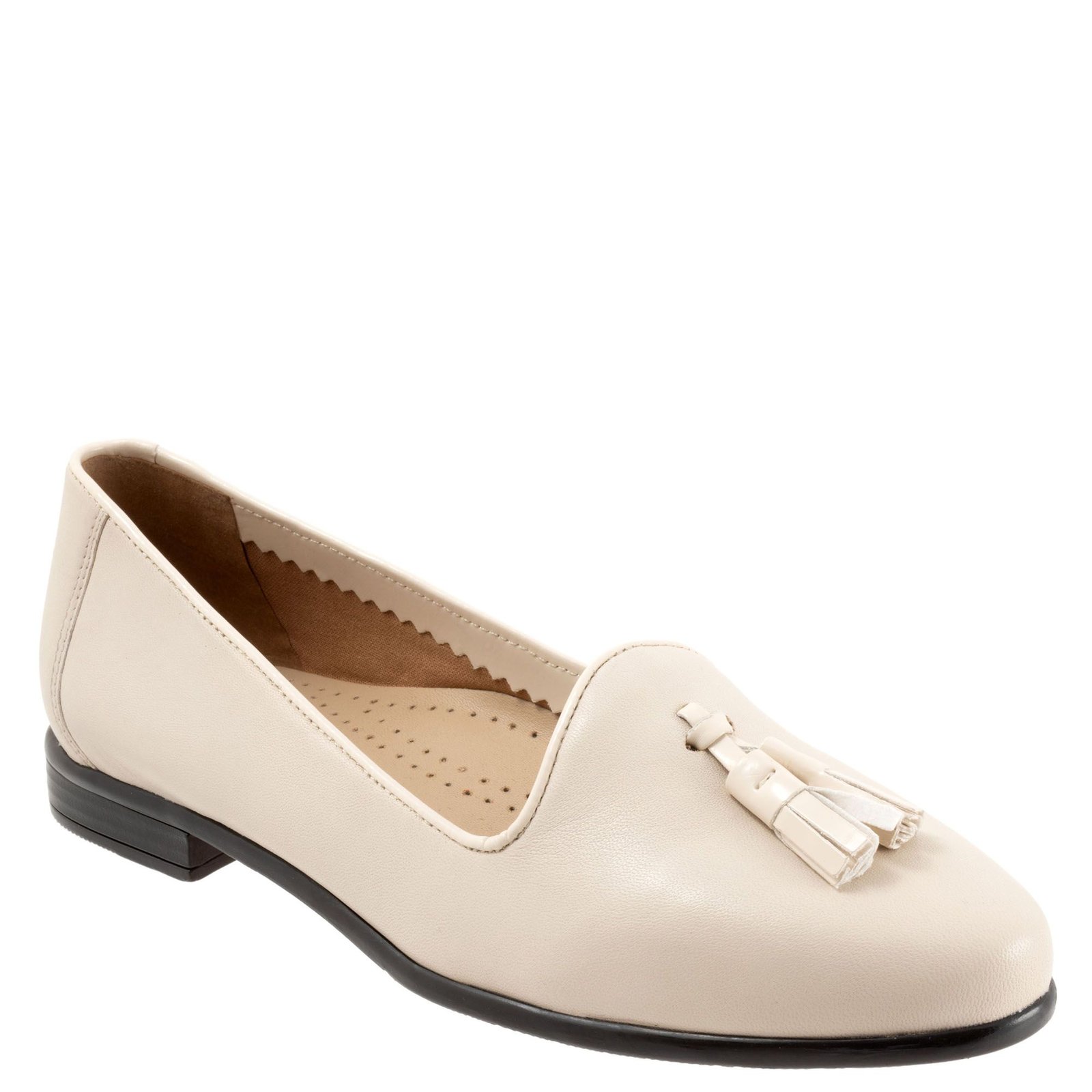 Trotters Liz Tassel Women's Bone Slip On 8 N