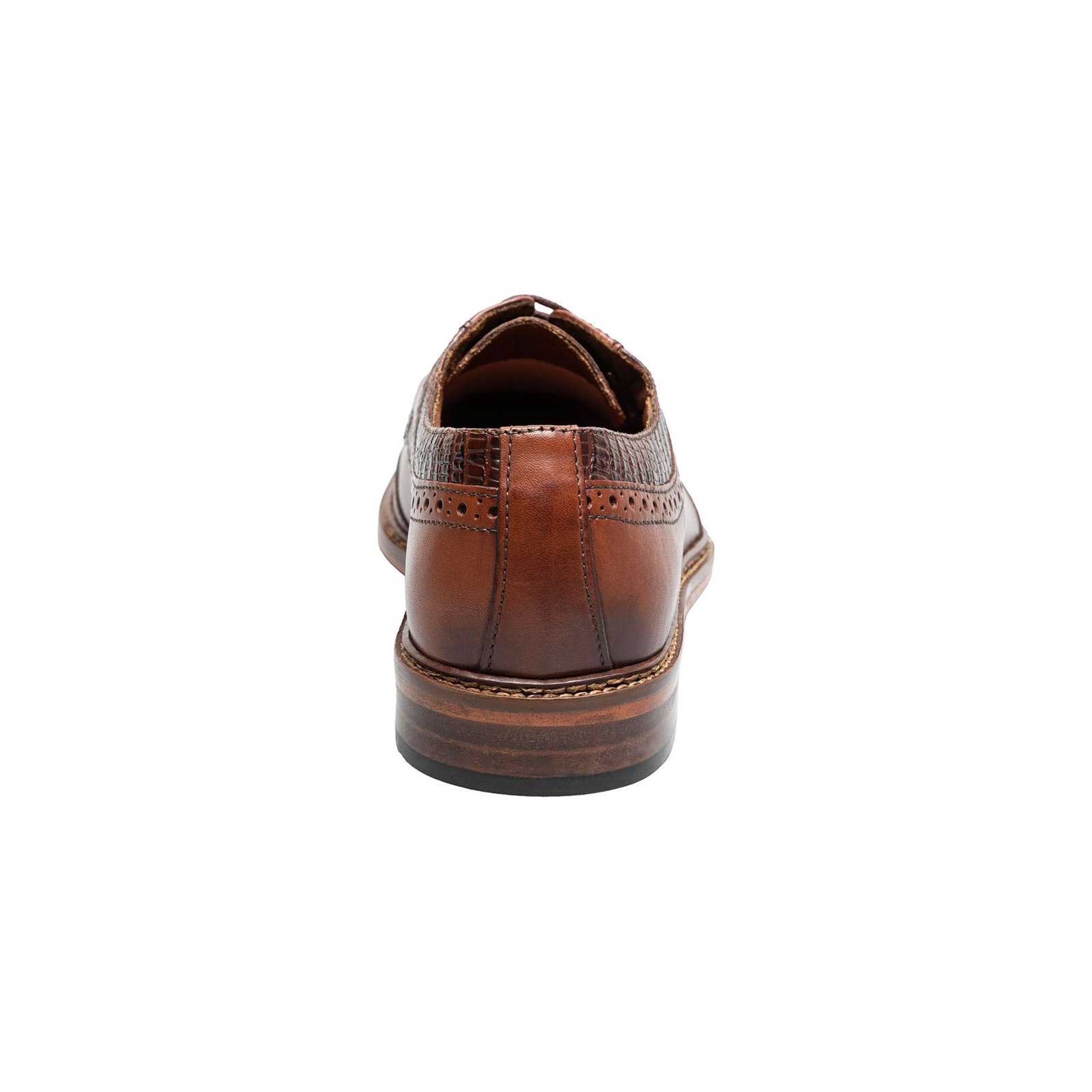 Stacy Adams Shoes Gambetta Modified Cap Toe Oxford Cognac Size 8 — photo 2