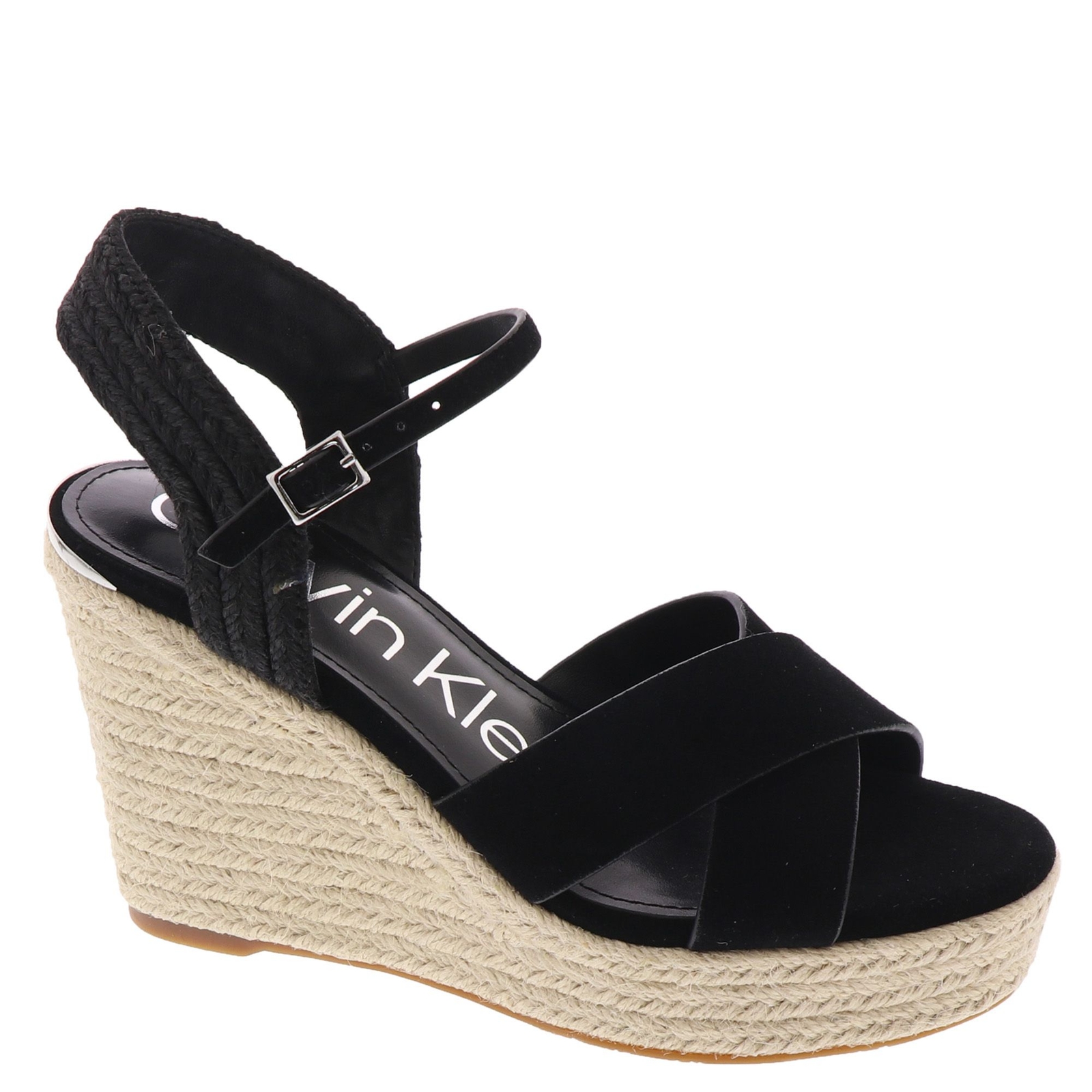Calvin Klein Elory Women's Black Sandal 9.5 M