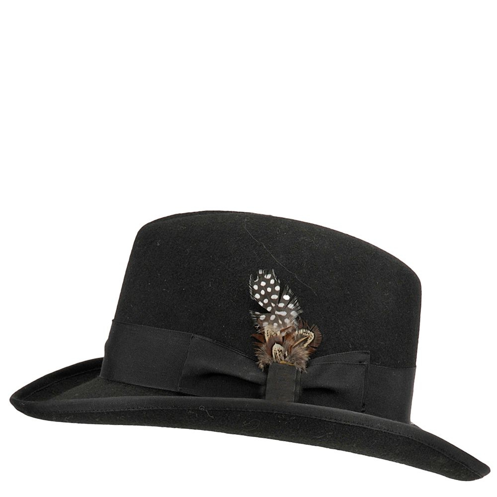 Stacy Adams Men's Wool Felt Hat Black Hats L