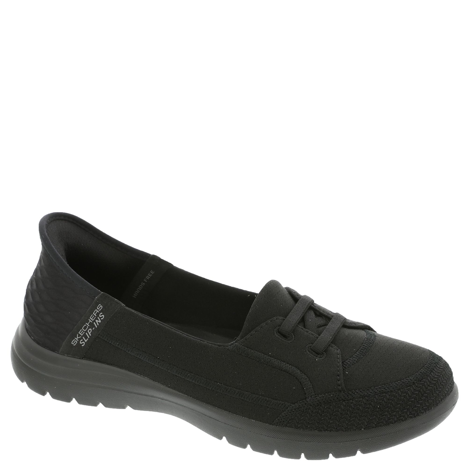 Skechers On The Go Slip-Ins: Flex-Top Notch Women's Black Slip On 9.5 M
