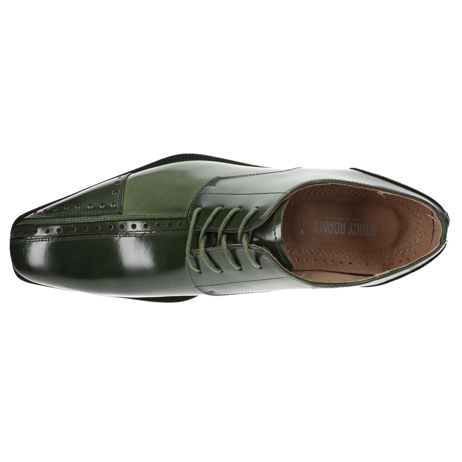 Stacy Adams Shoes Palmento Modified Cap Toe Oxford Green Multi Size 14 — photo 2