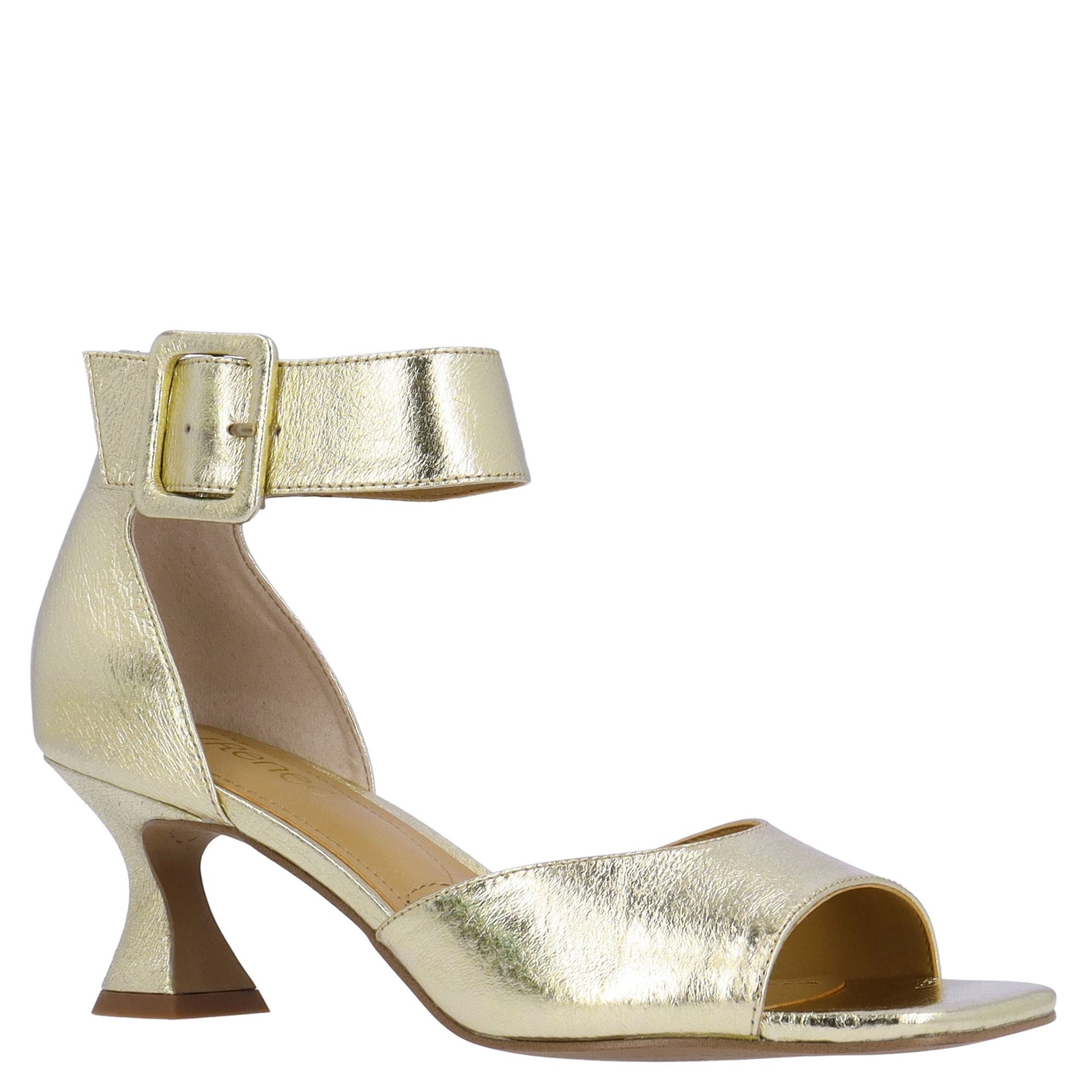 J. Renee Genevra Women's Gold Sandal 9.5 W -  651392065292