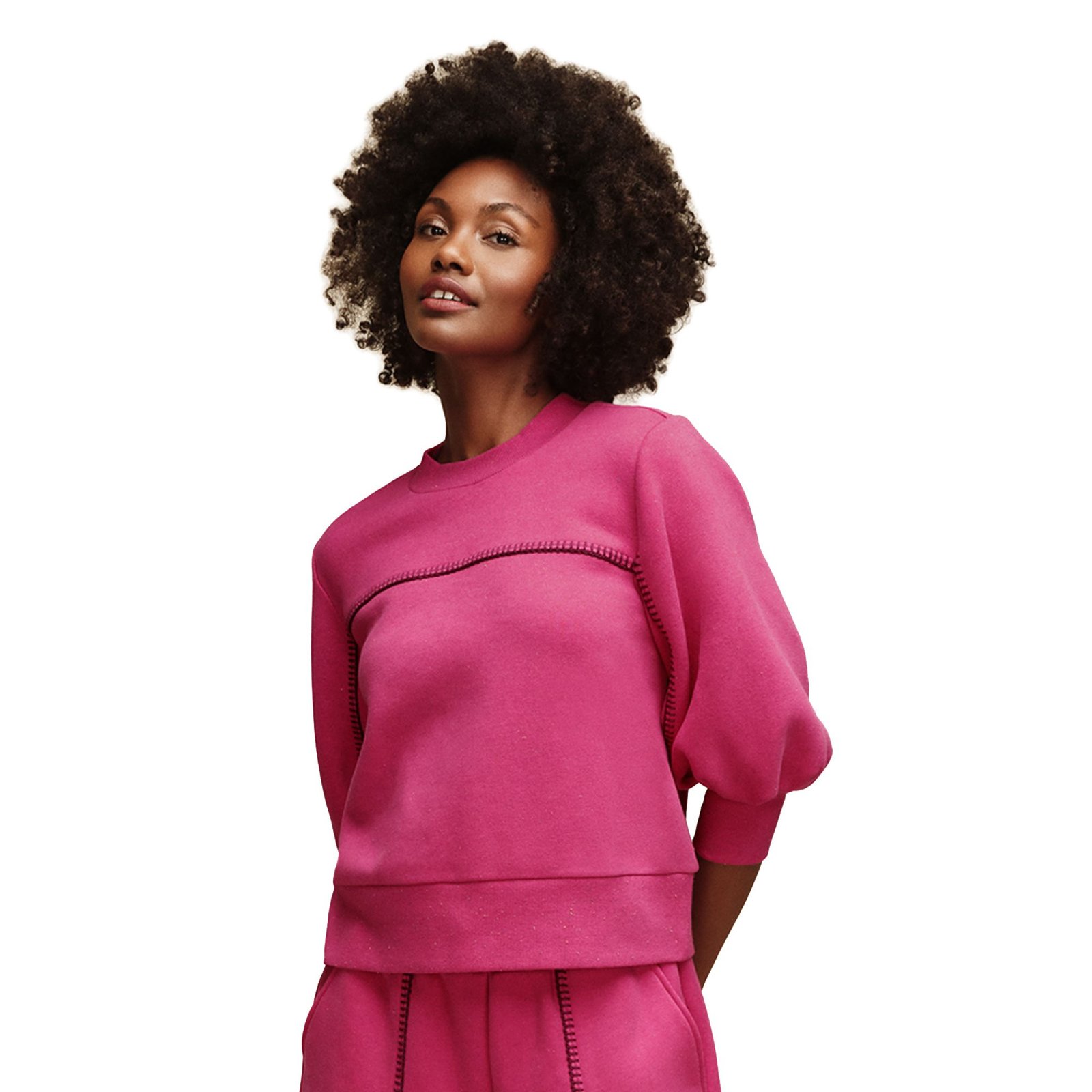 UGG Classic Puff Sleeve Top Pink Knit Tops