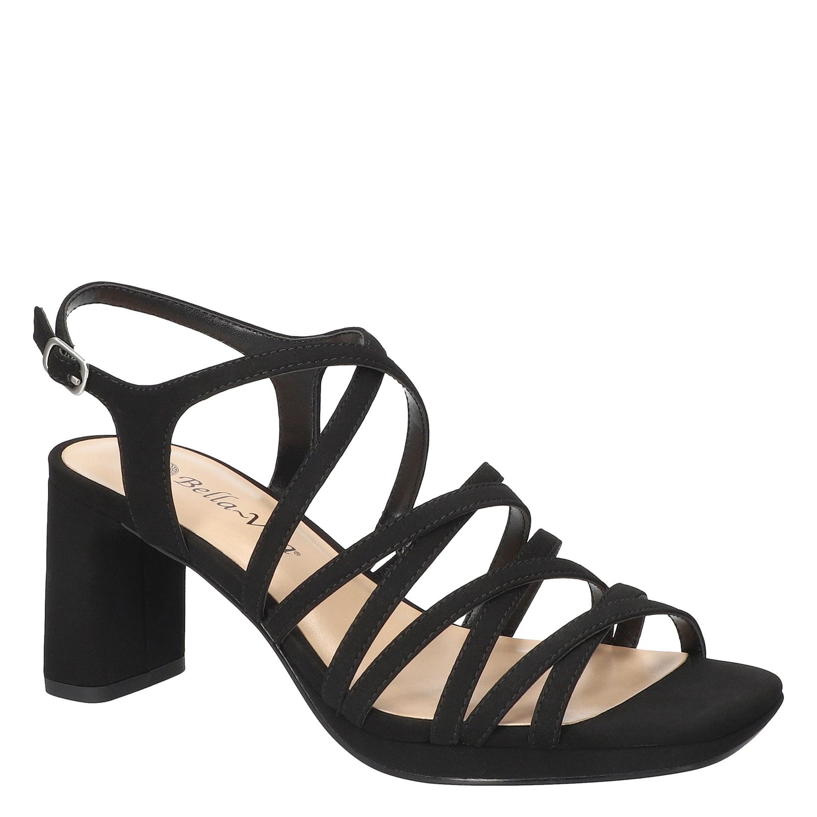 Bella Vita Damsel Women's Black Sandal 6 N