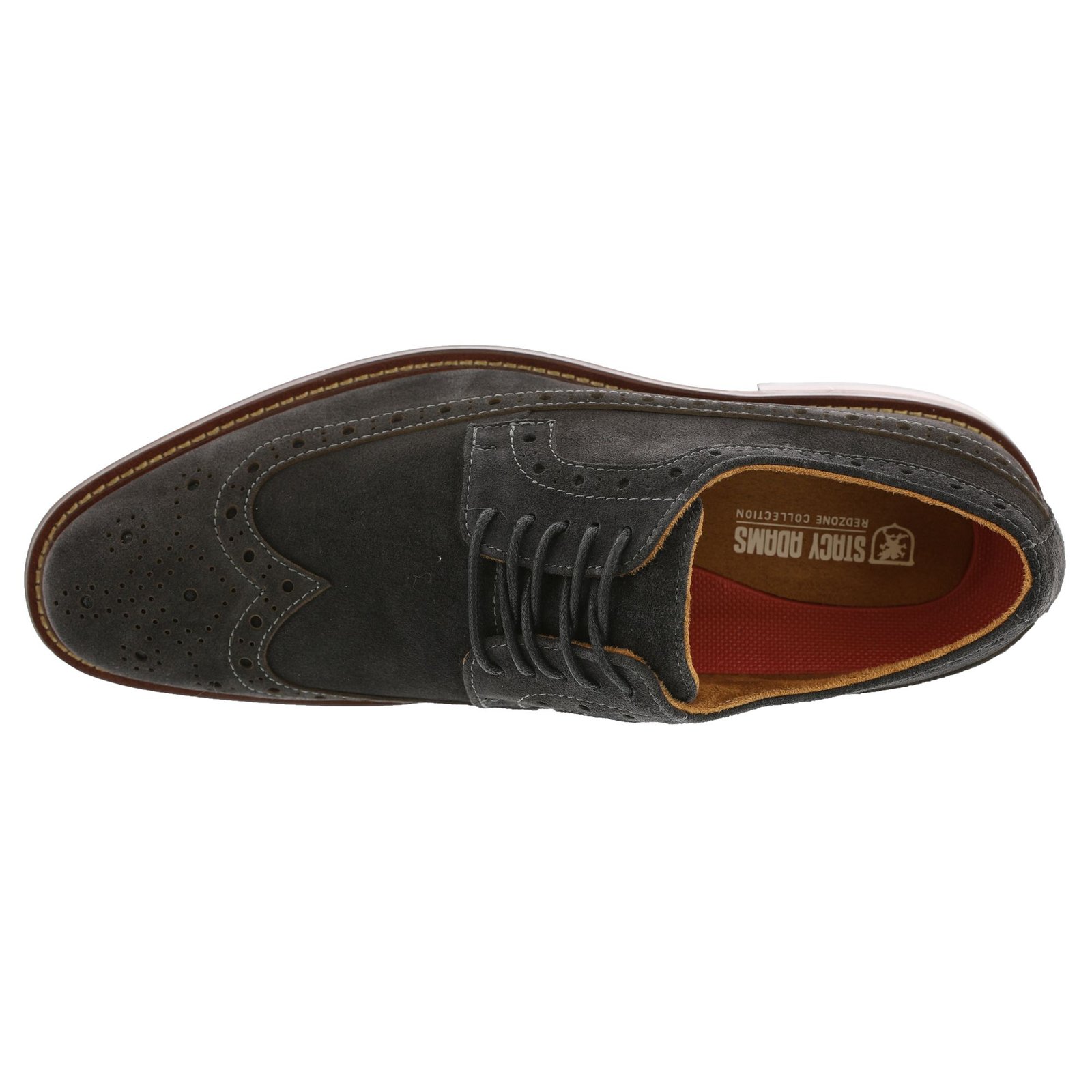 Stacy Adams Shoes Marligan Wingtip Oxford Dark Gray Size 13 — photo 2