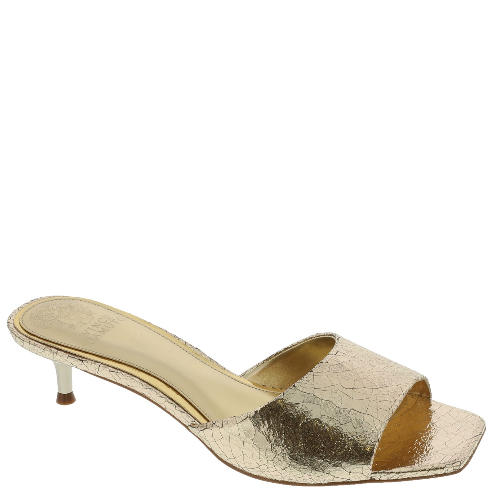 Vince Camuto Faiza Women's Gold Metallic Sandal 8.5 M