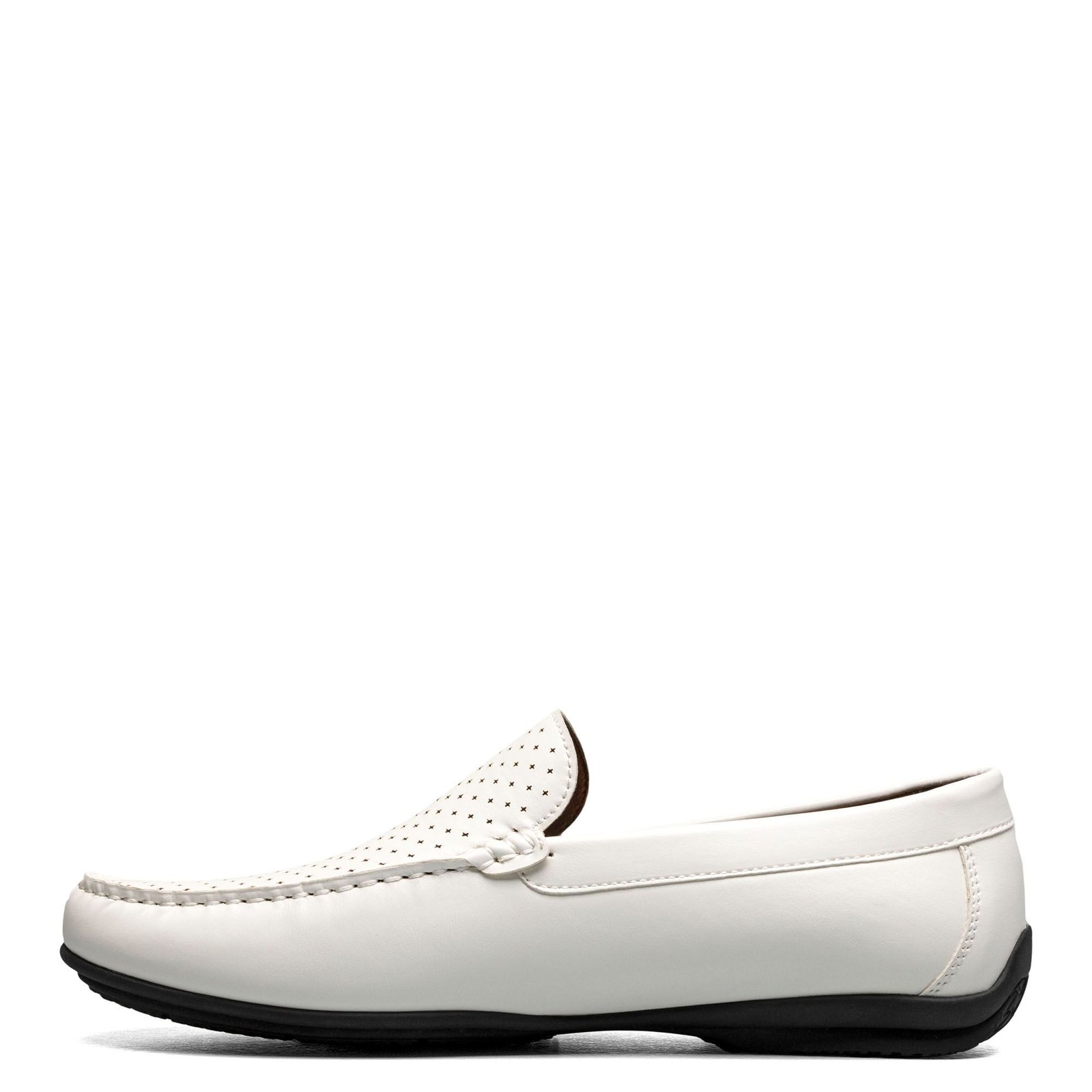 Stacy Adams Shoes Conroy Moc Toe Perf Slip On White Size 11.5 — photo 2