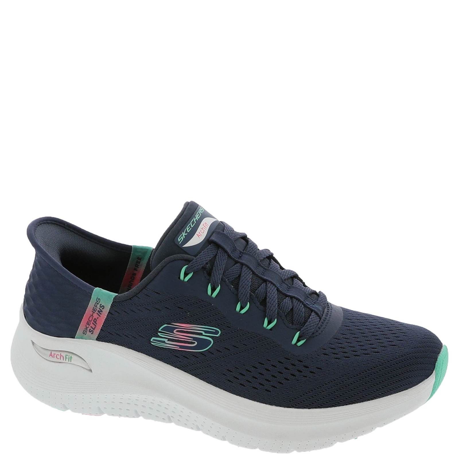 Skechers Sport Slip-Ins: Brooke Burke Arch Fit 2.0-Easy Chic Women's Navy Slip On 9.5 M