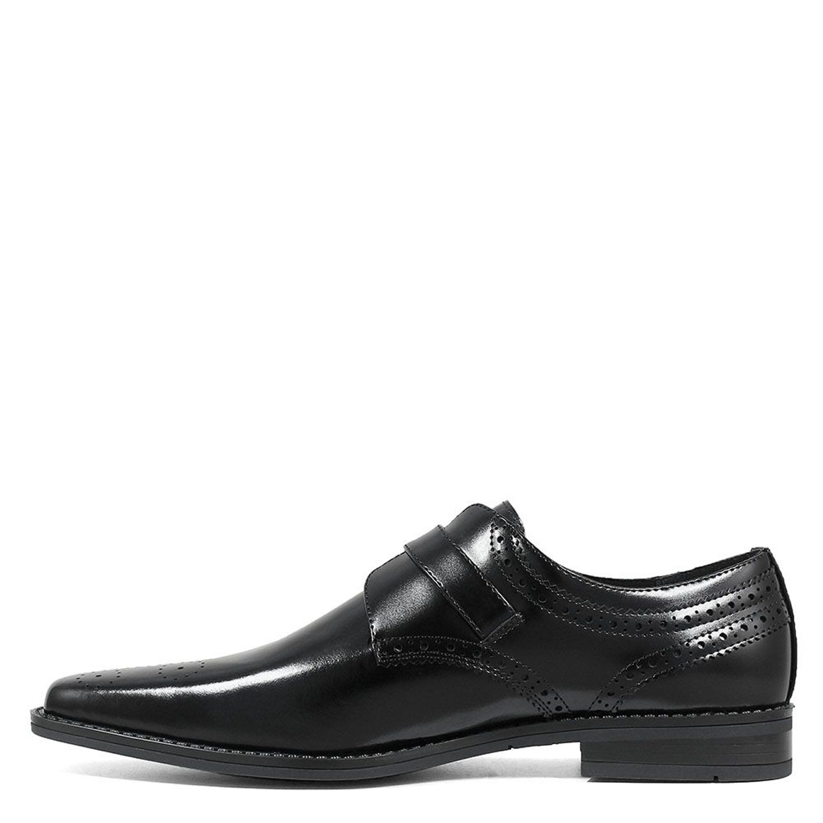 Stacy Adams Shoes Kinsley Plain Toe Monk Strap Black Size 8.5 — photo 2