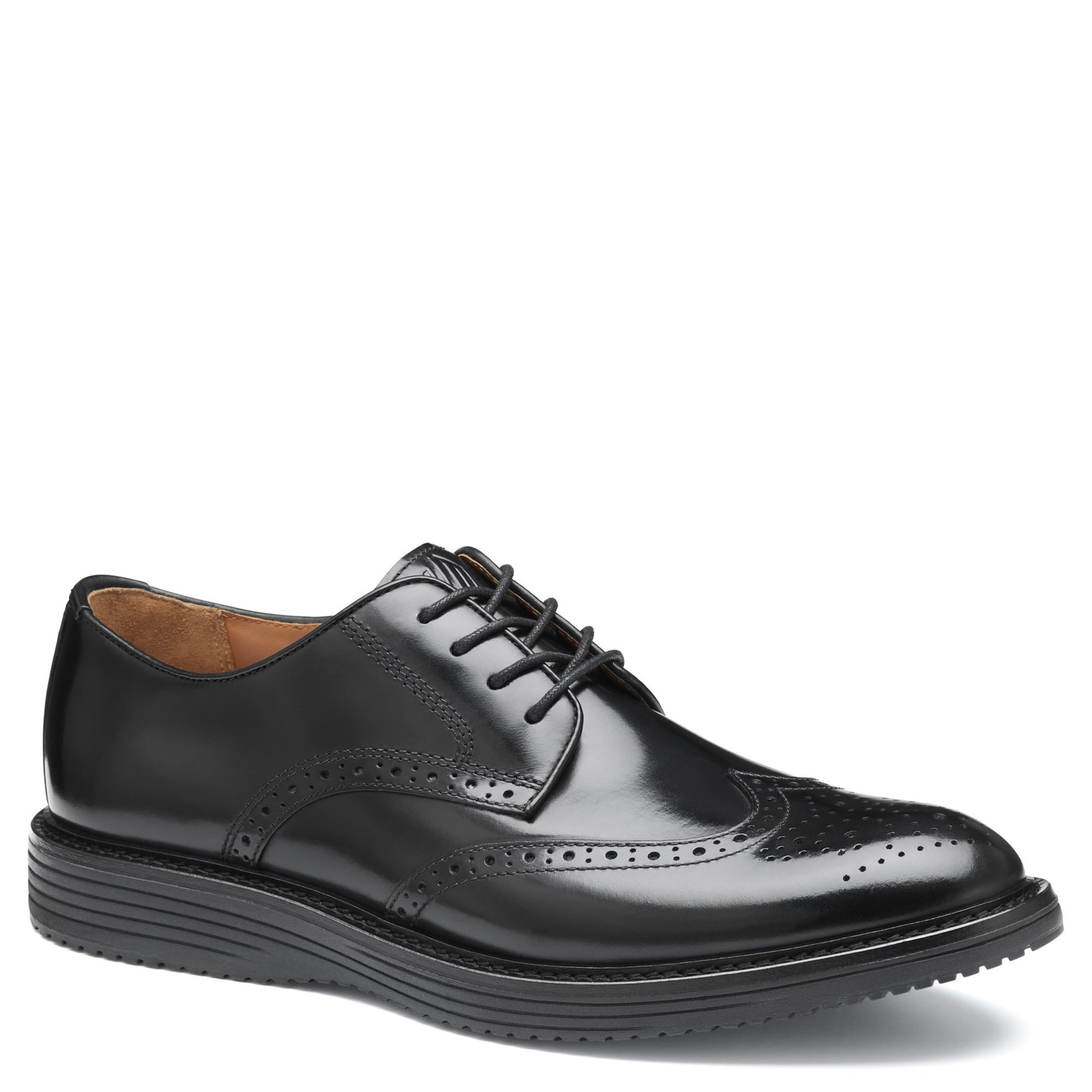 Johnston & Murphy Upton Wingtip Men's Black Oxford 8.5 M