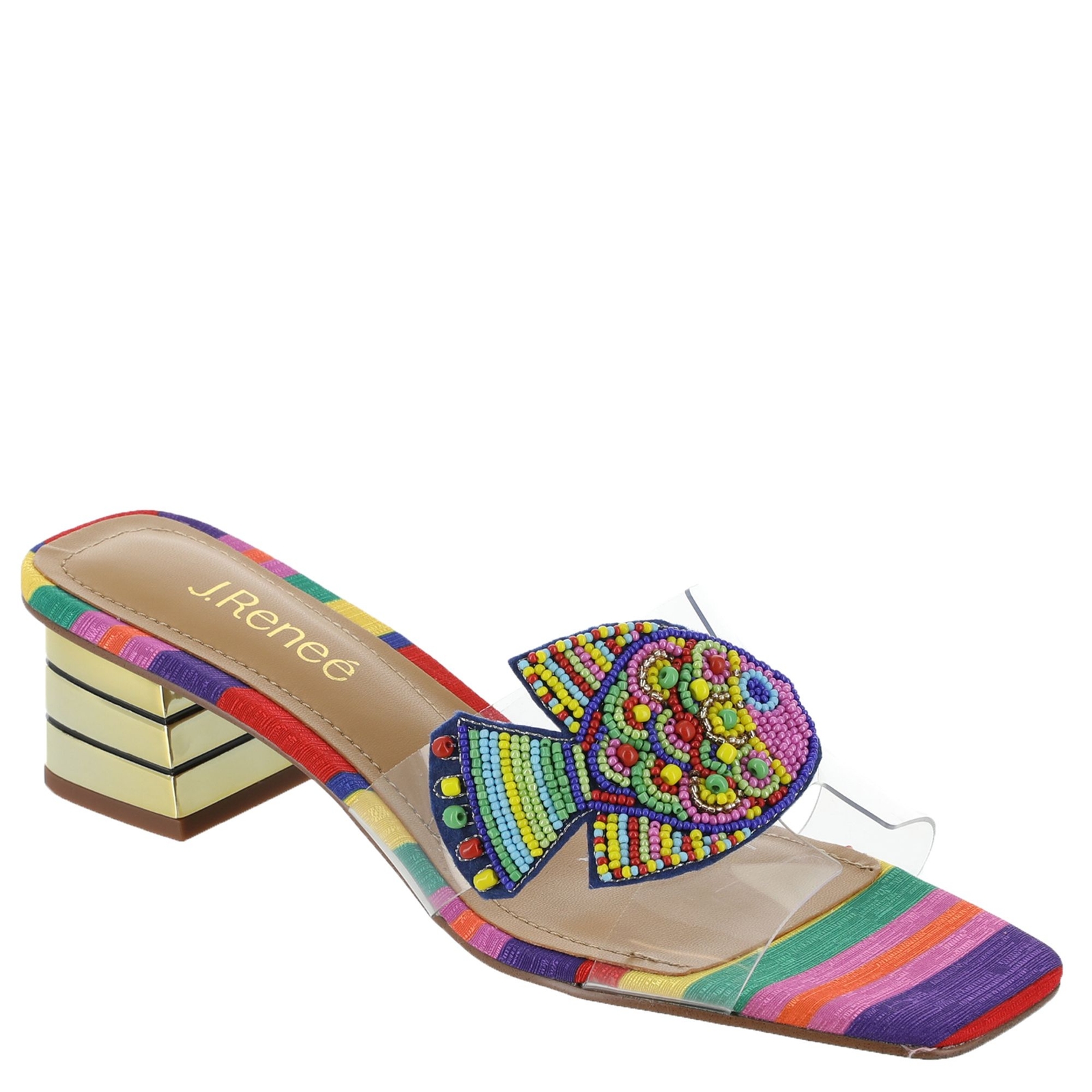 J. Renee Roline Women's Multi Sandal 8 M