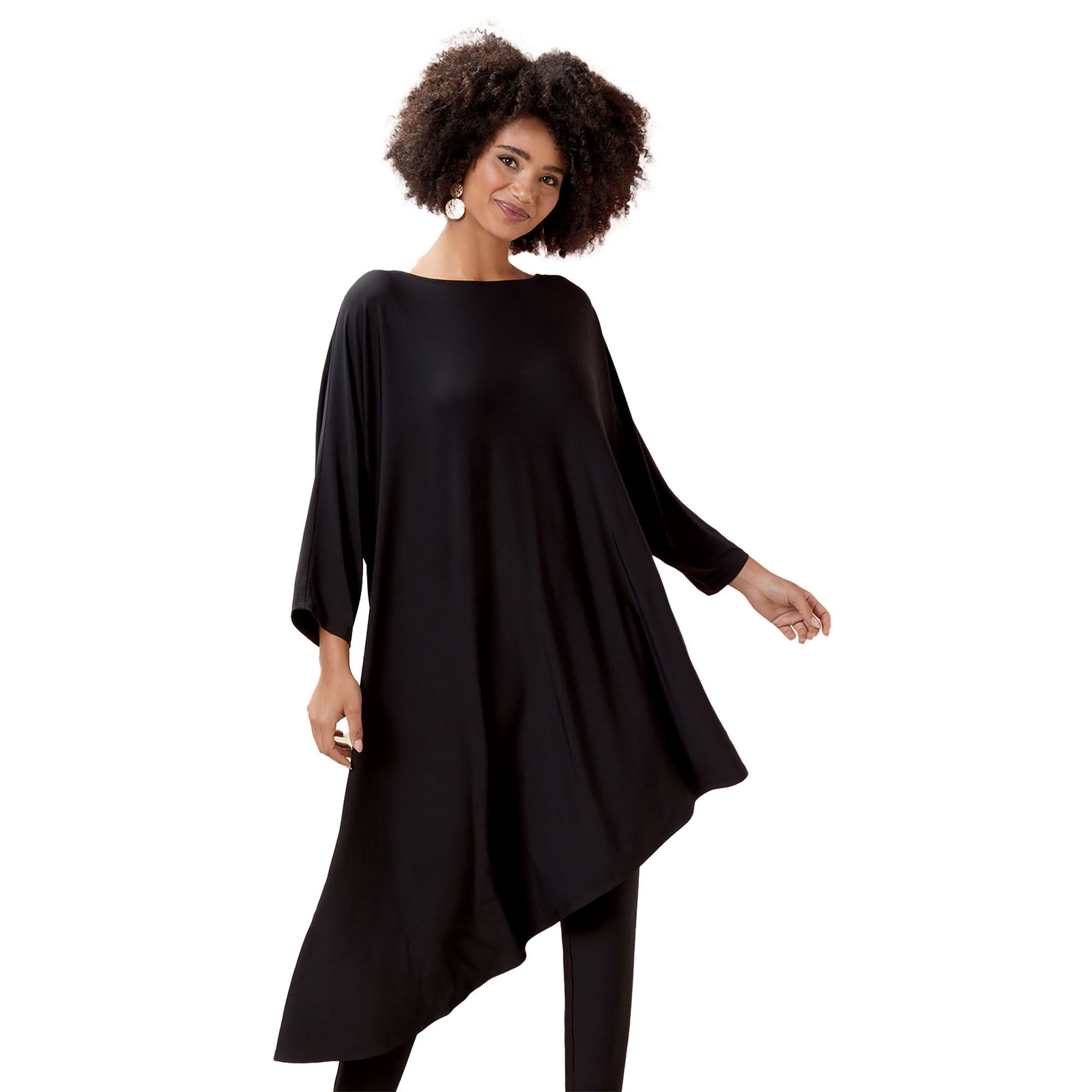 Masseys Asymetrical Pant Set Black Sets XL