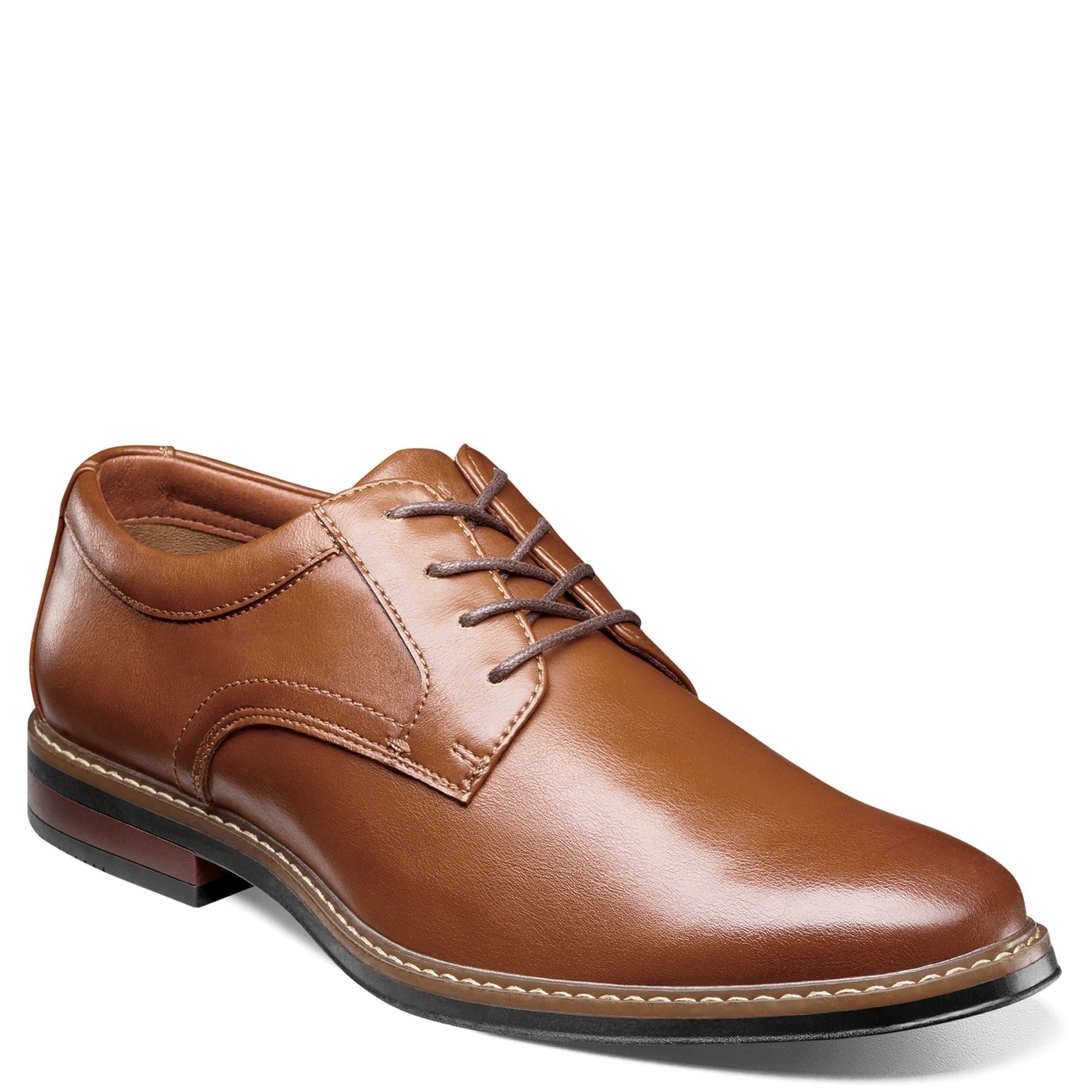 Nunn Bush Carmelo Plain Toe Oxford Men's Brown Oxford 14 M
