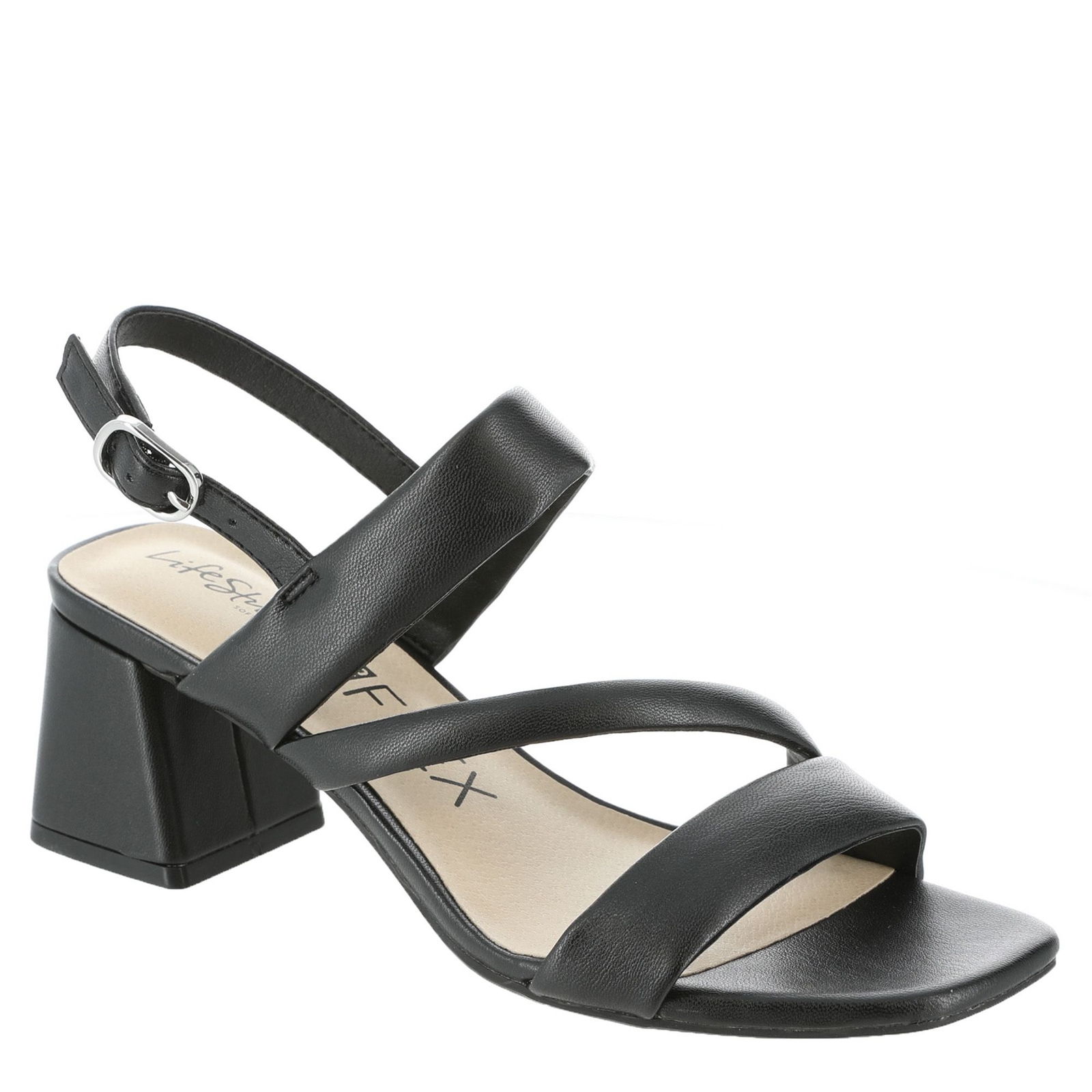 LifeStride Celia Women's Black Sandal 8 W