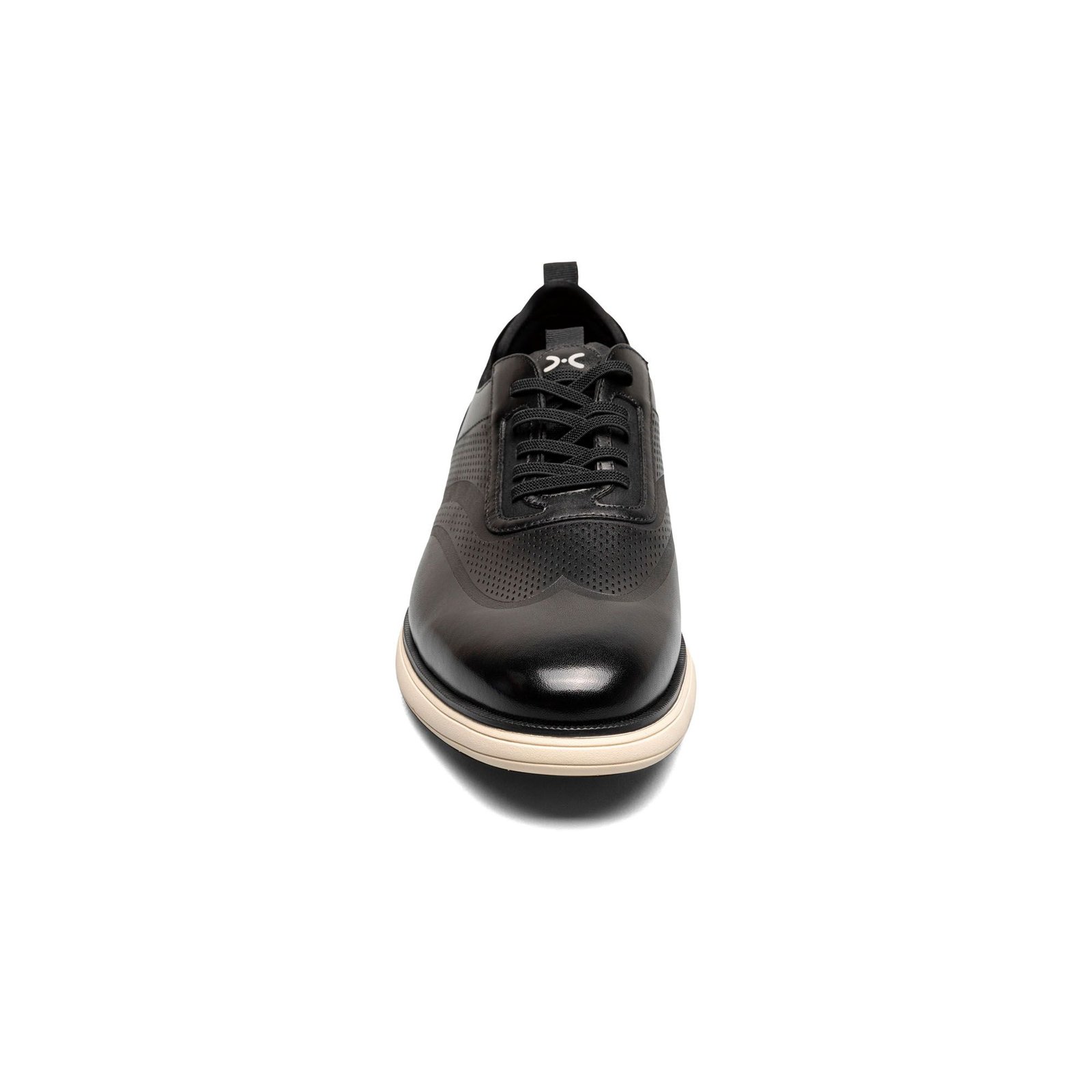 Stacy Adams Shoes Edgewood Wingtip Elastic Lace Up Black Size 10.5 — photo 2