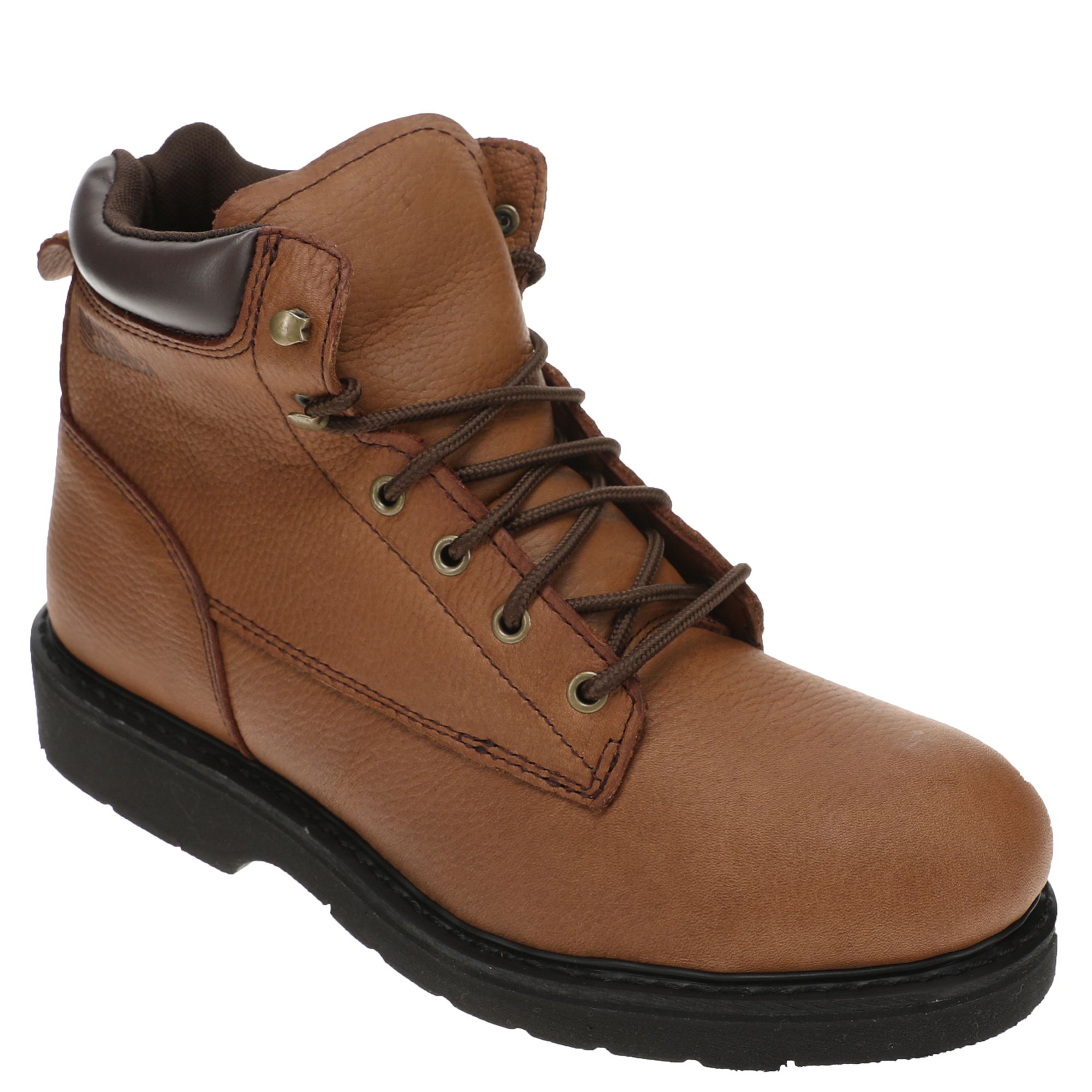 Work America  Men's Steel Toe 6'' Brawny Leather Work