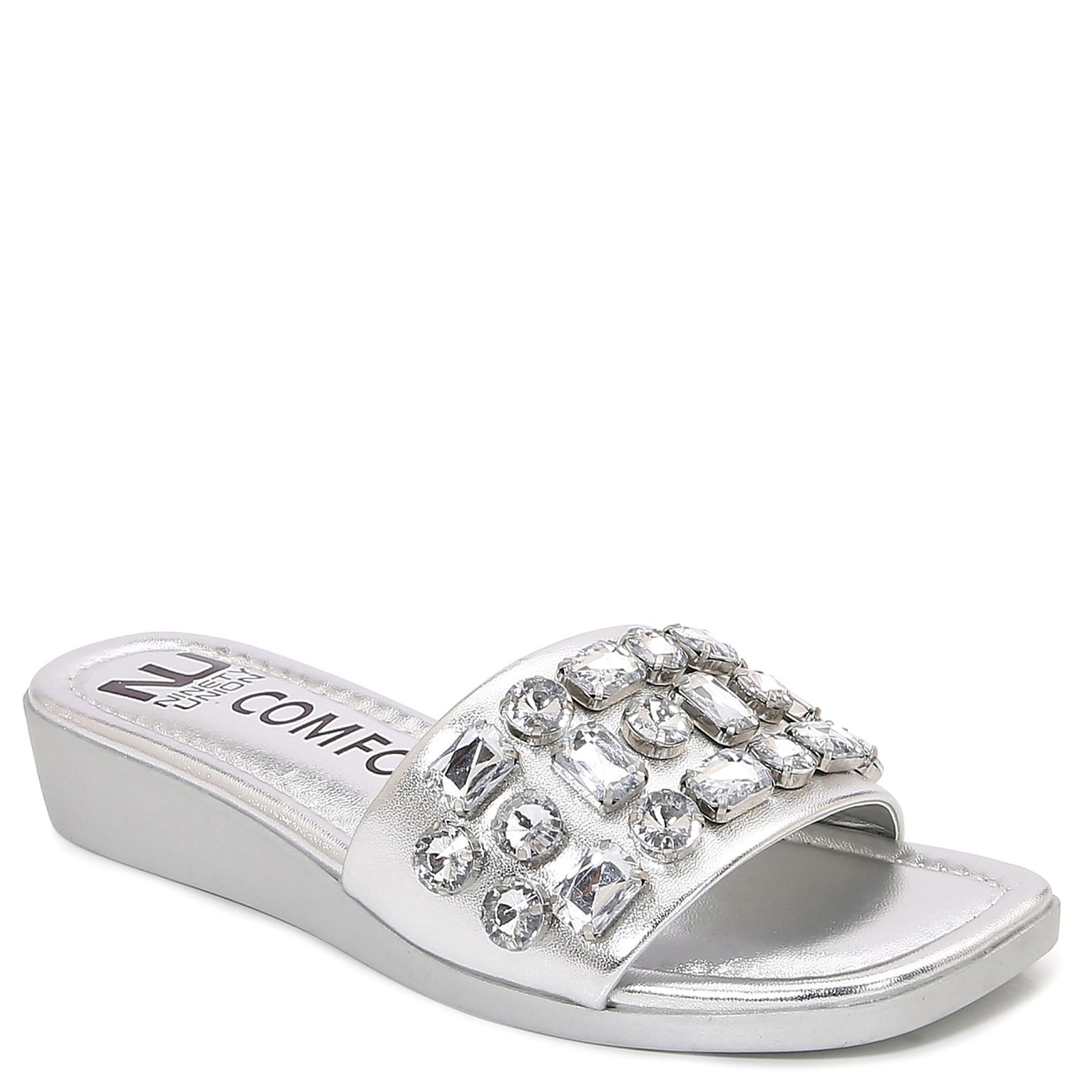 Ninety Union Seaside Women's Silver Sandal 8